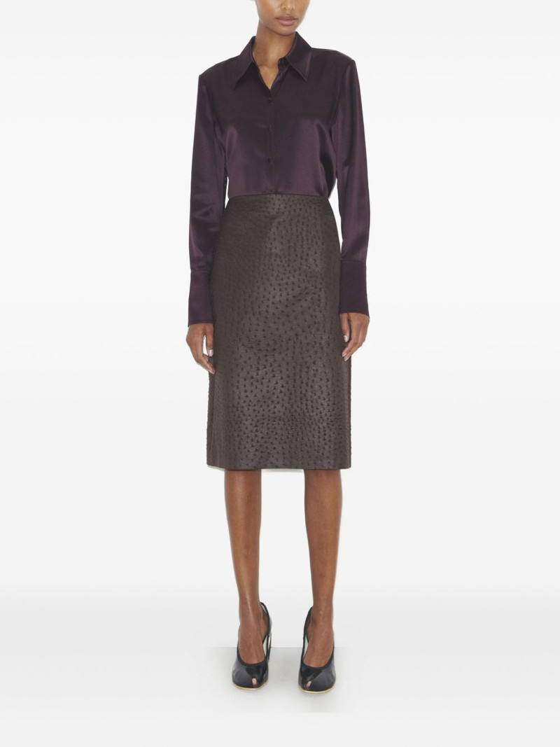 TORY BURCH cuffed silk shirt outlook