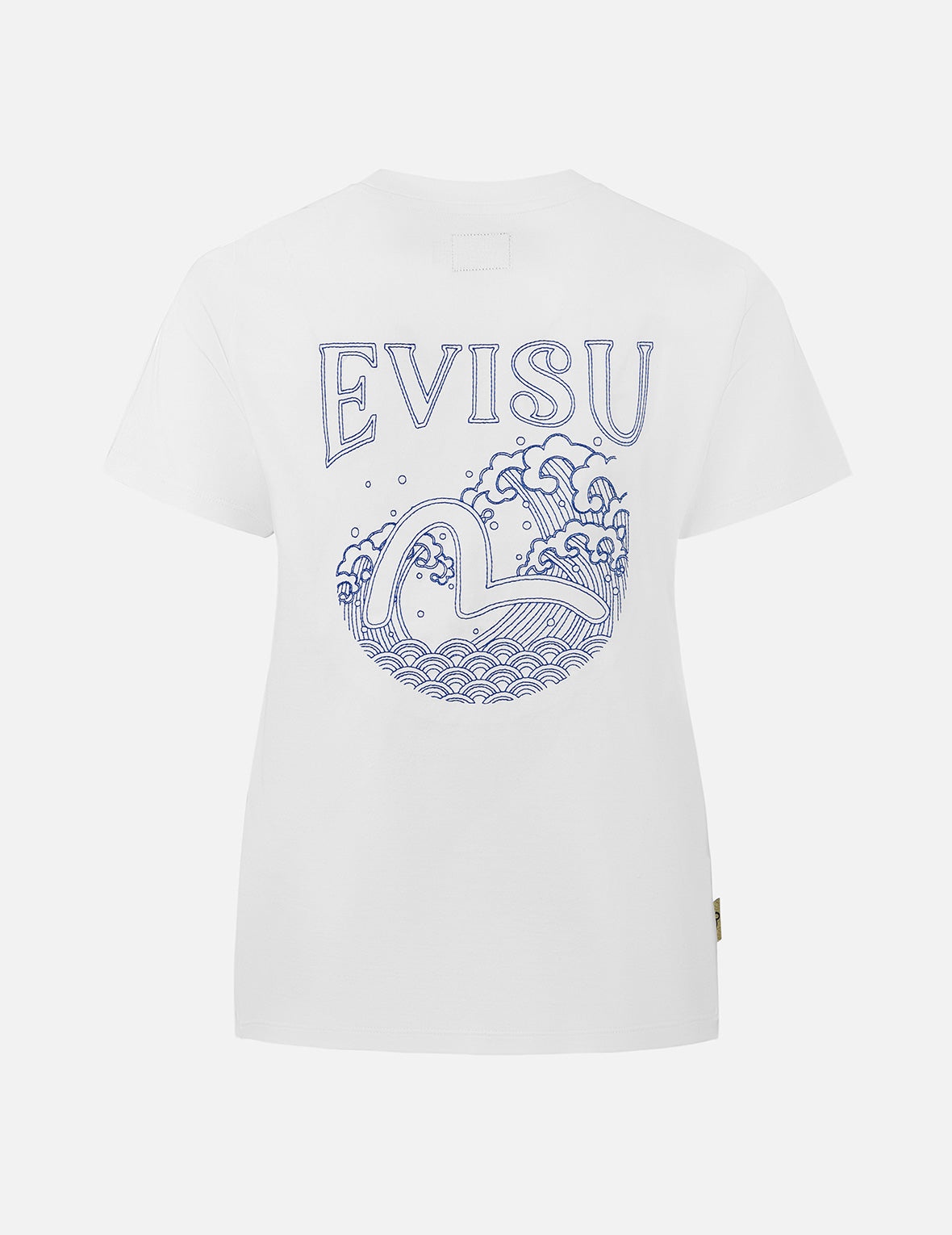Nautical Theme Print and Embroidery Boyfriend T-Shirt - 1