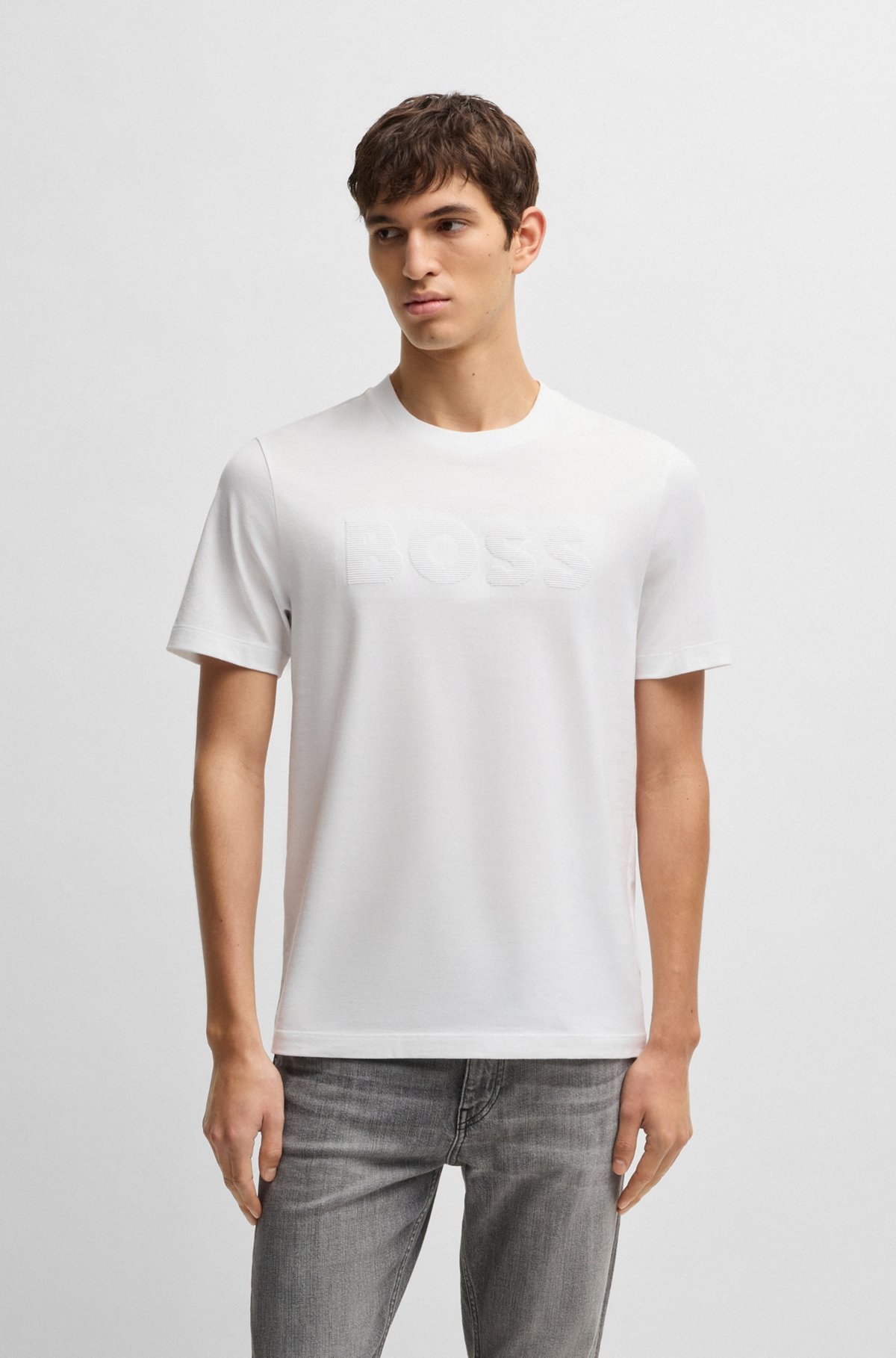 COTTON-JERSEY T-SHIRT WITH LOGO ARTWORK - 2