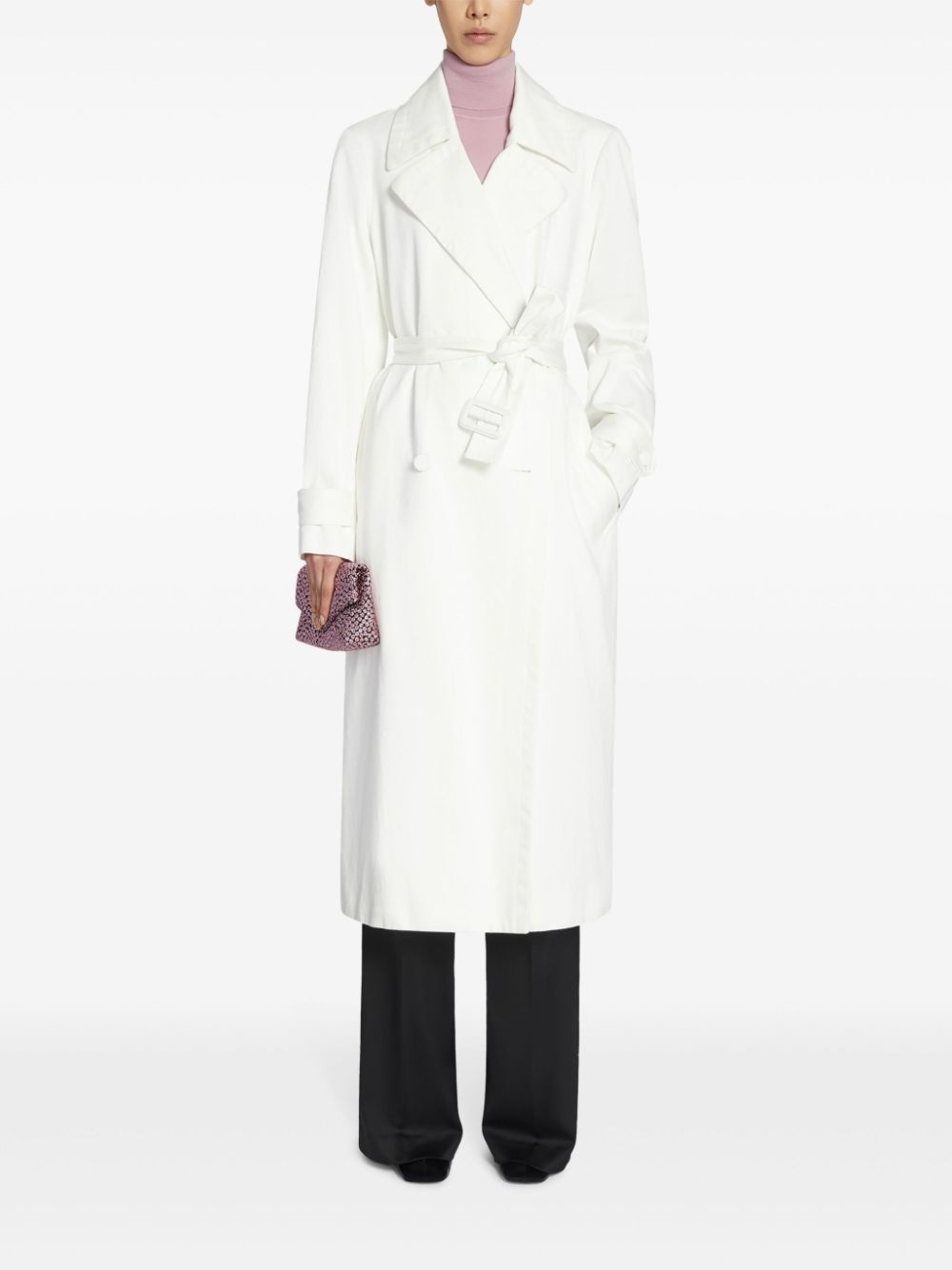 cotton mac coat - 2