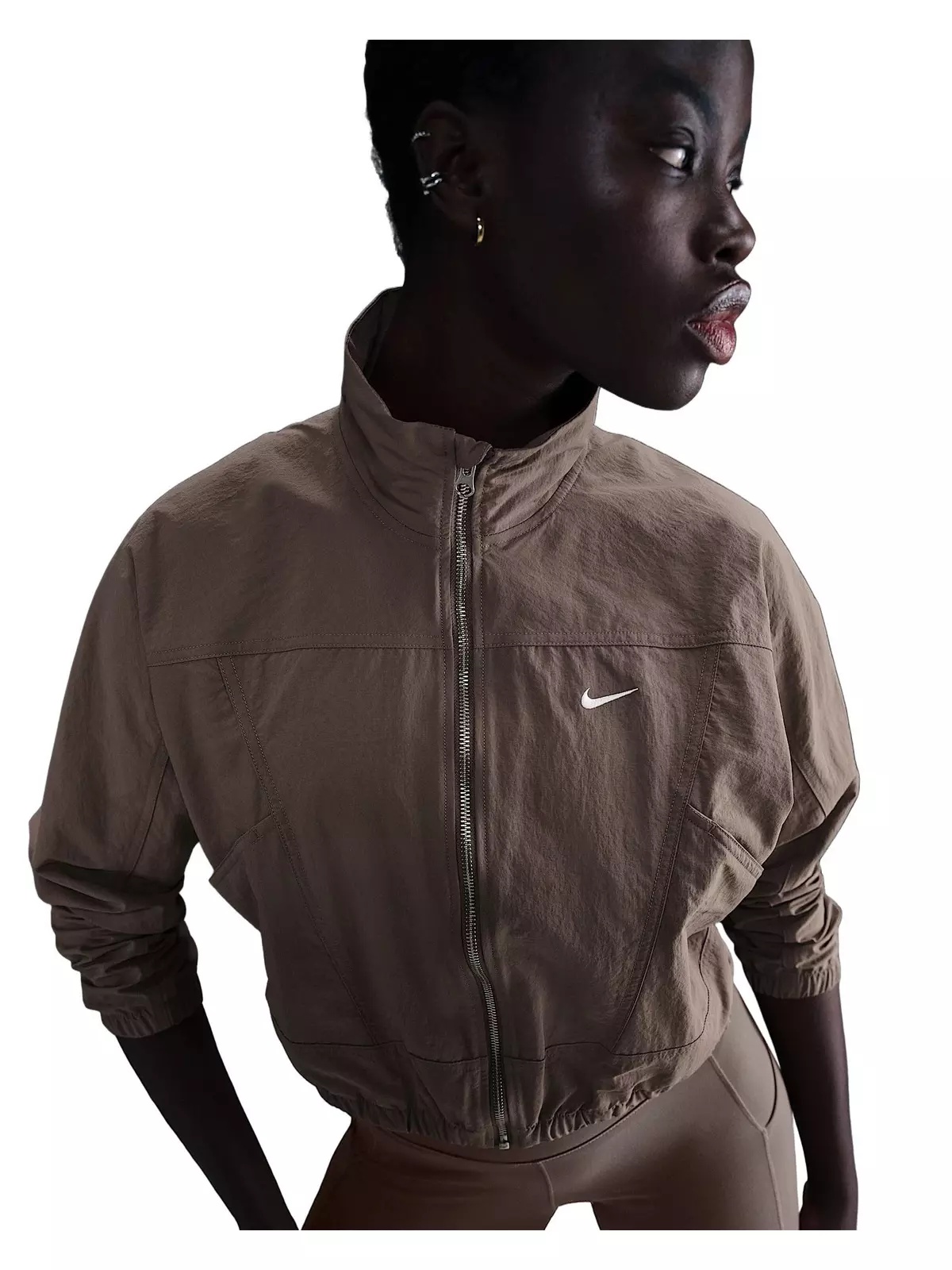 Women's Sportswear Everything Wovens Oversized Repel UV Protection Jacket - brown - 3