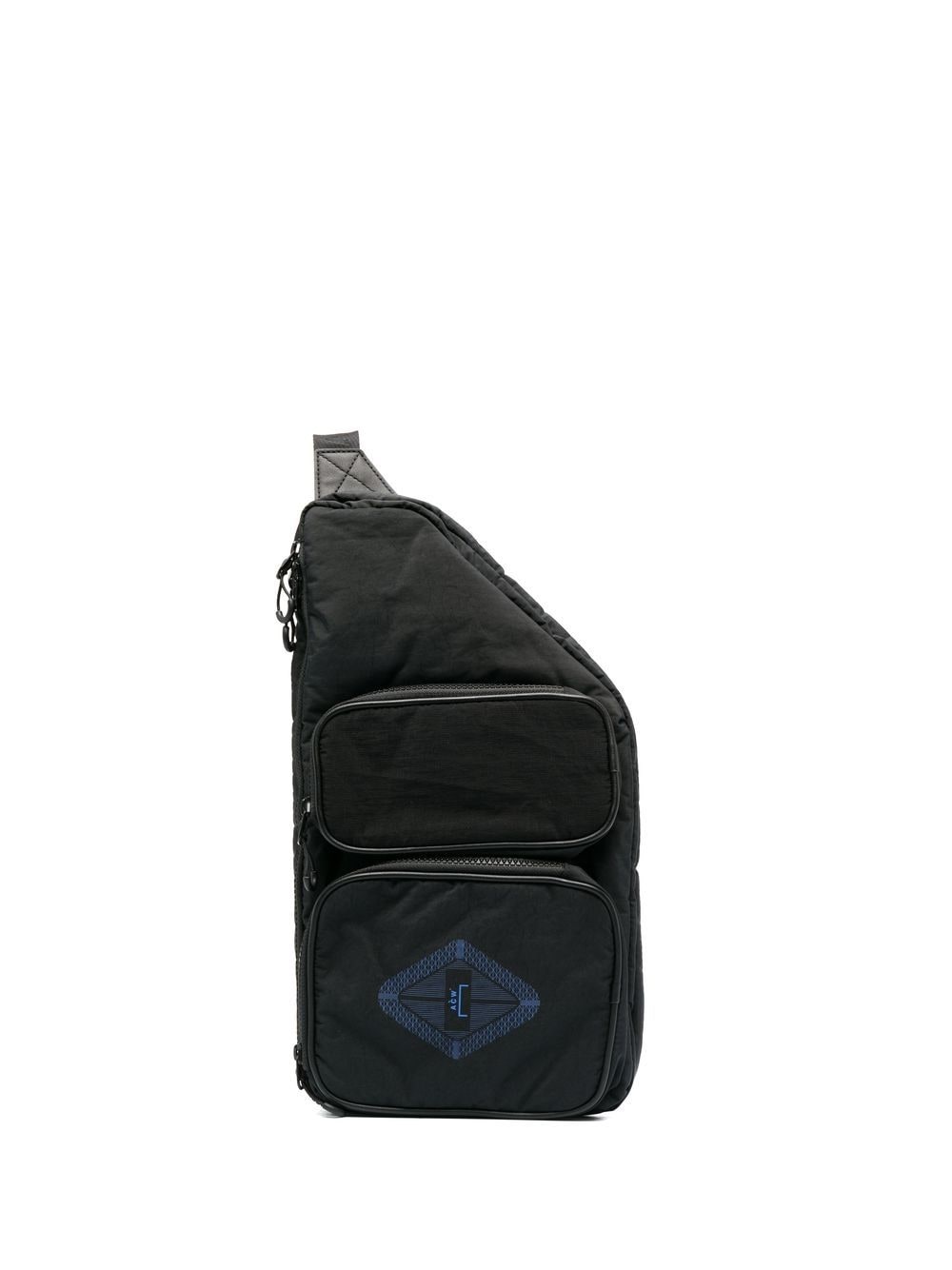 logo-print top zip-fastening backpack - 1