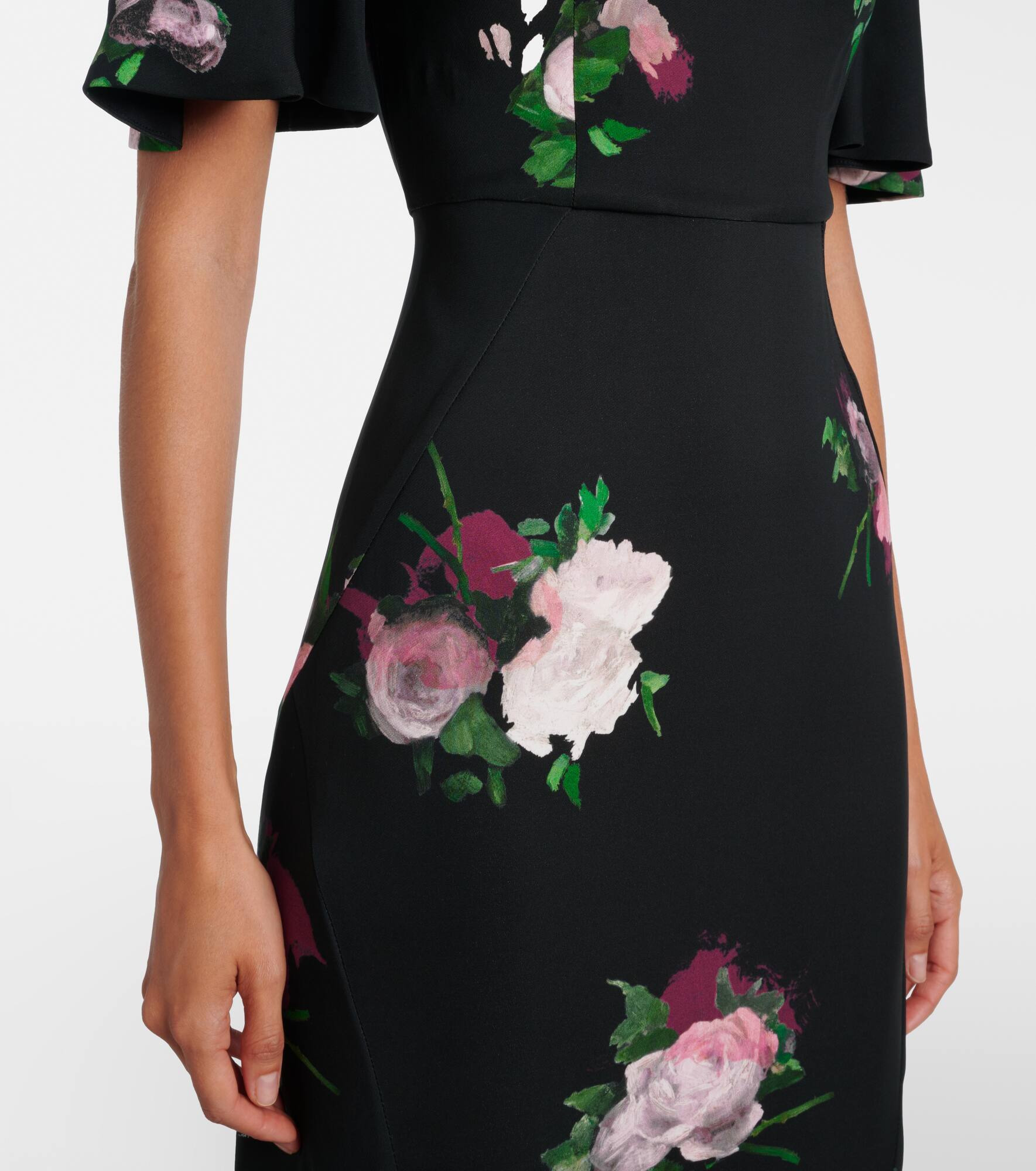 Floral midi dress - 5