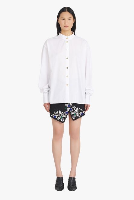 White poplin shirt - 4