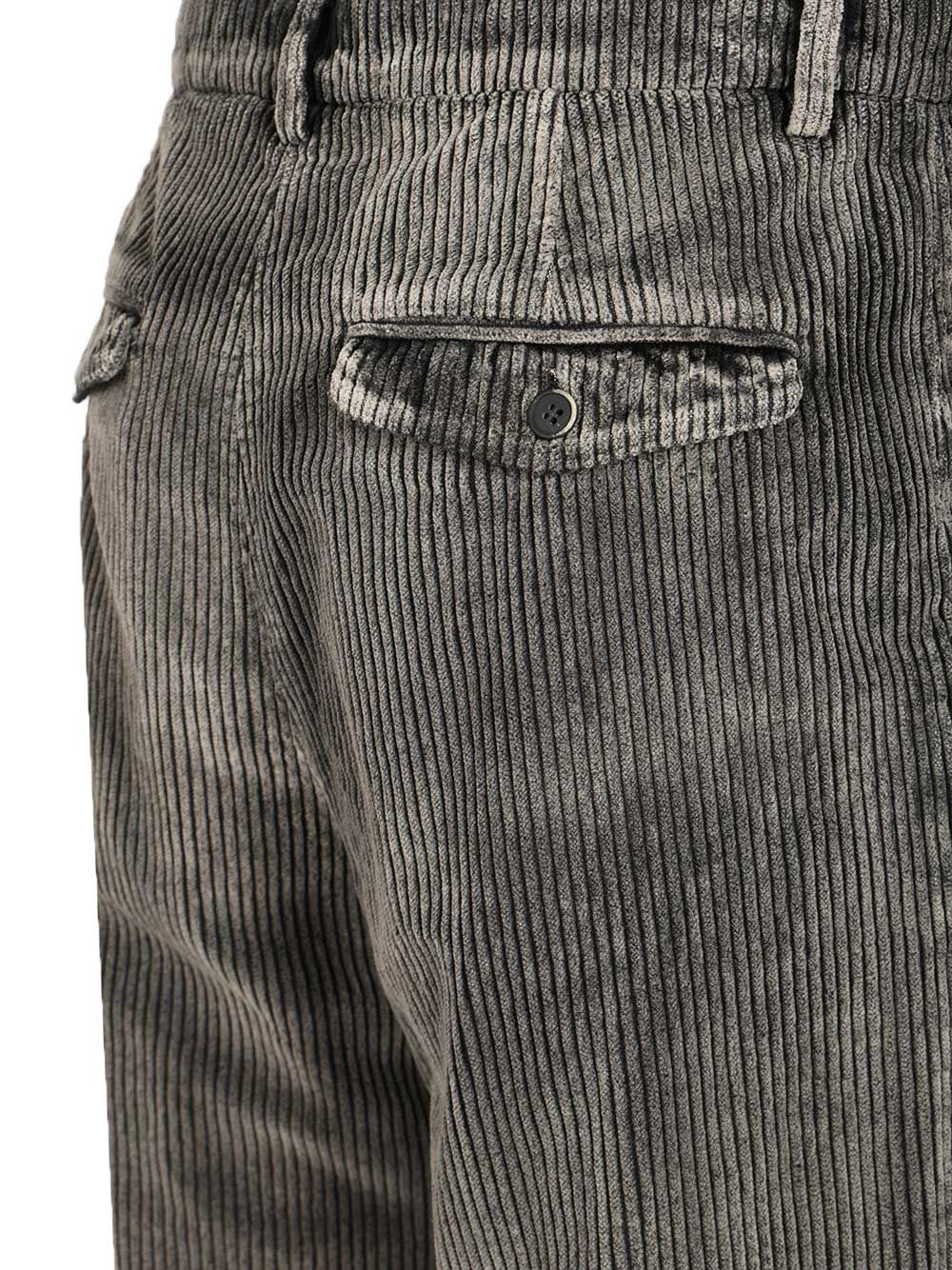 Pantalone Canasta Olsar 100 Cotone Trousers Black - 5