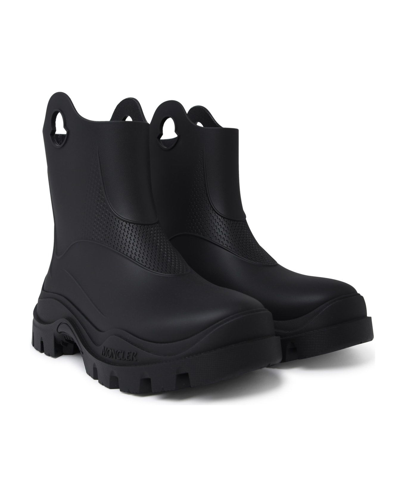 'misty' Black Pvc Rain Boots - 2