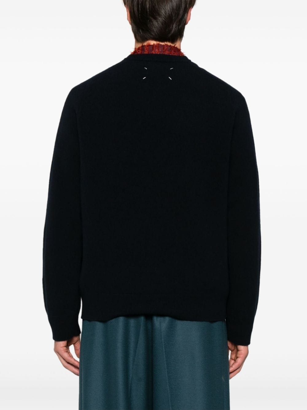 crew-neck wool jumper - 4