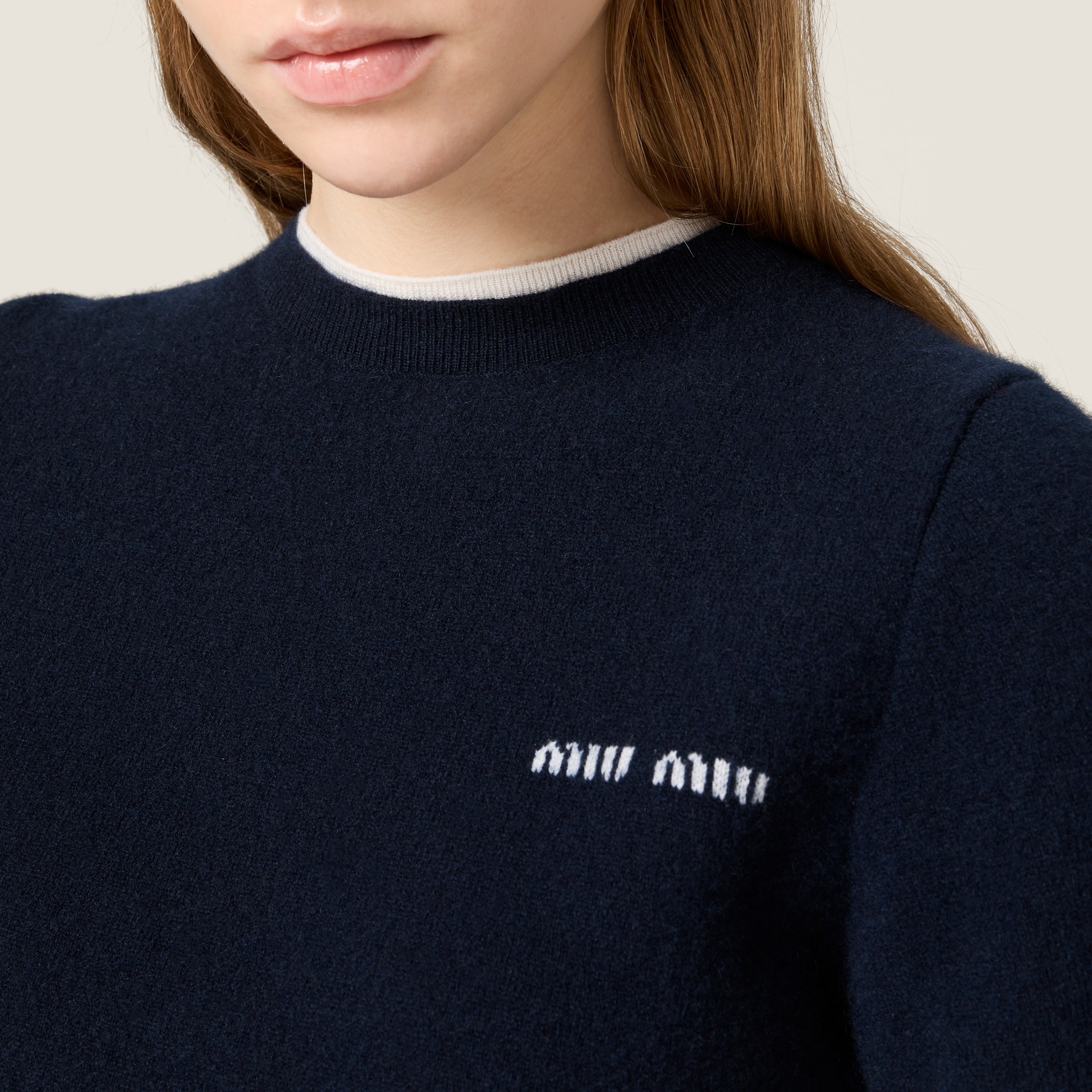 Cashmere and wool crew-neck sweater - 4