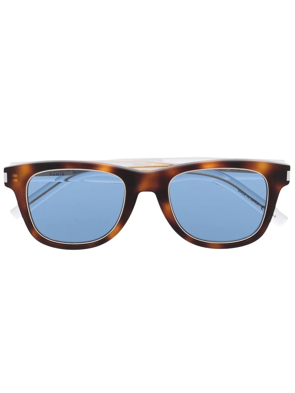 tortoiseshell wayfarer-frame sunglasses - 1