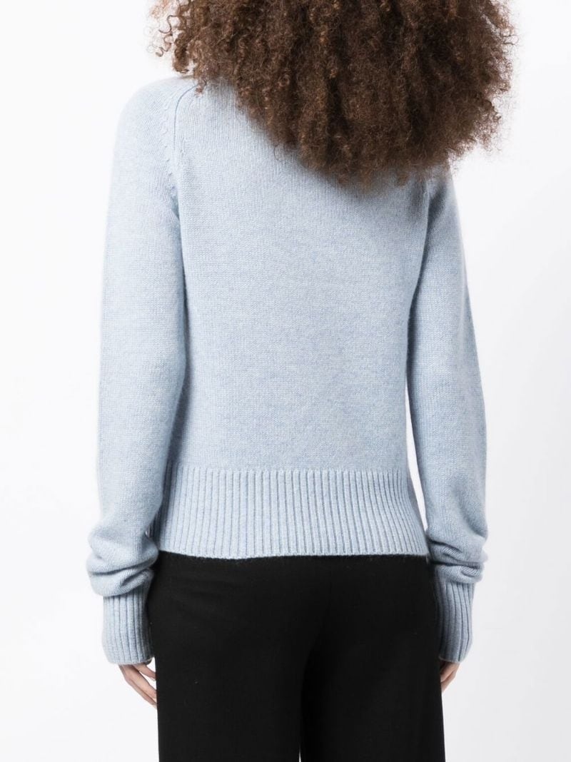 crew-neck cashmere jumper - 4