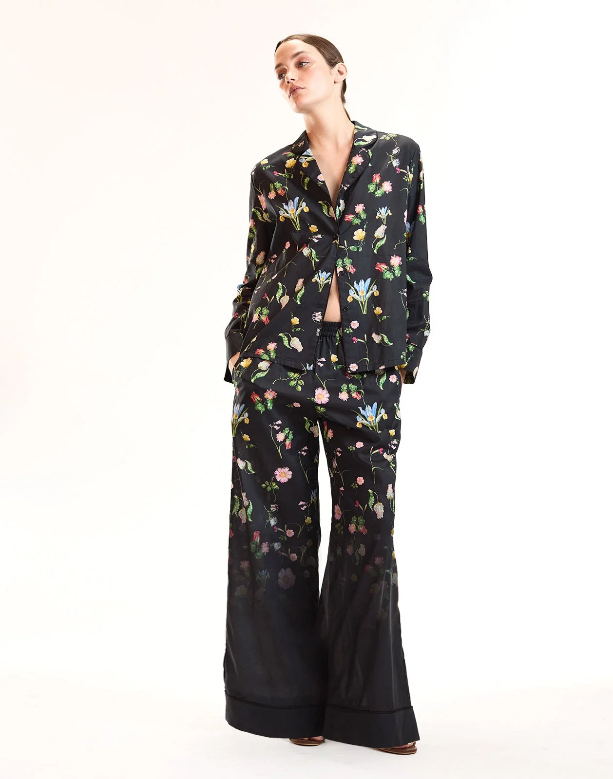 Botanical Noir PJ Pants - 1