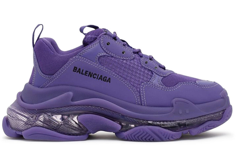 Balenciaga Triple S Clear Sole Deep Purple 1