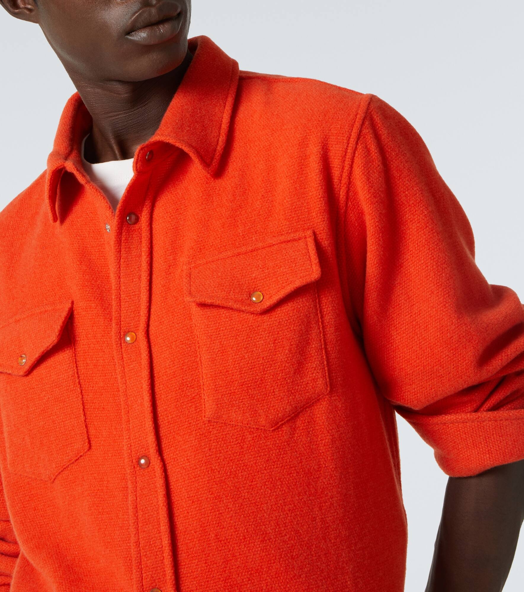 Fire cashmere shirt - 5