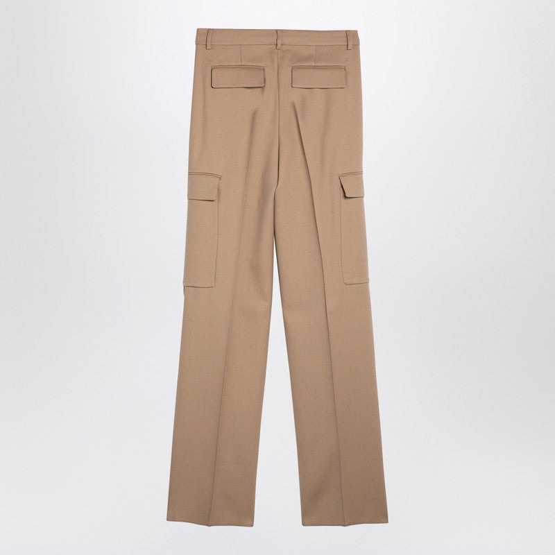 Sportmax Caramel-Coloured Cargo Trousers Women - 2