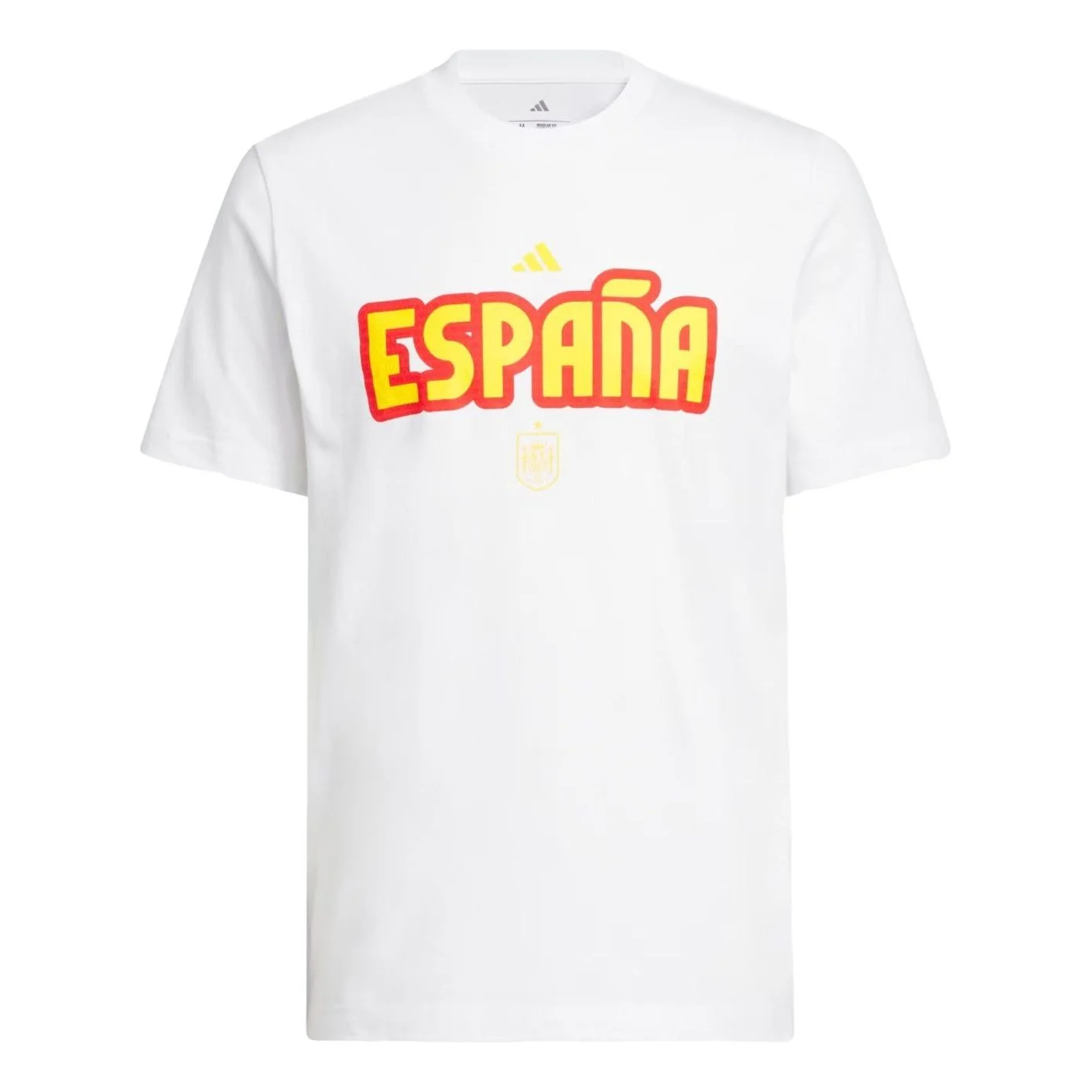 adidas World Cup 2026 Spain Home Graphic Tee White - 1