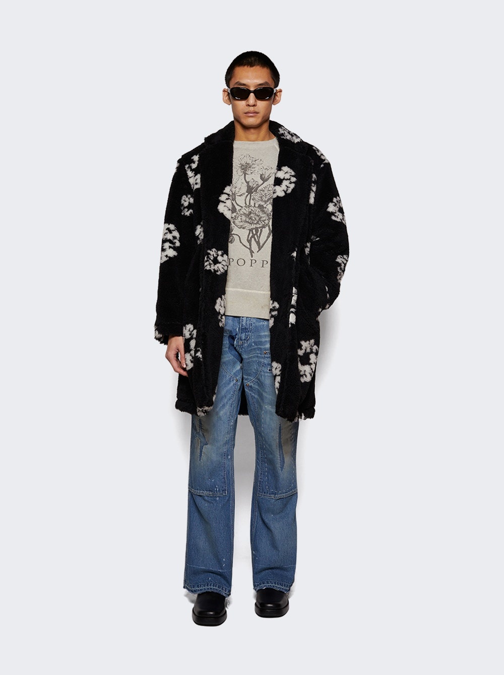 X Denim Tears Coat Black - 2