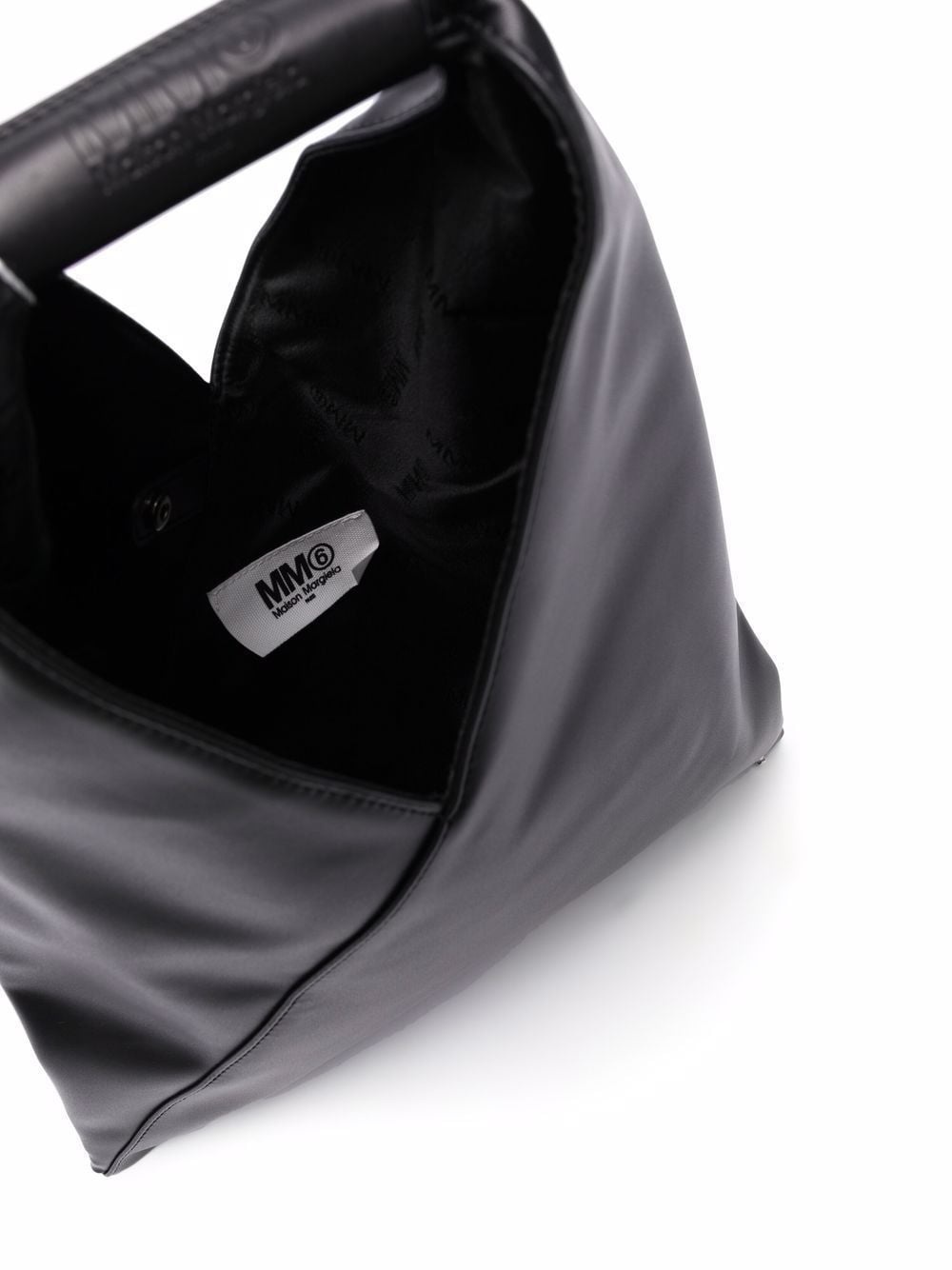 Japanese triangle leather tote bag - 5