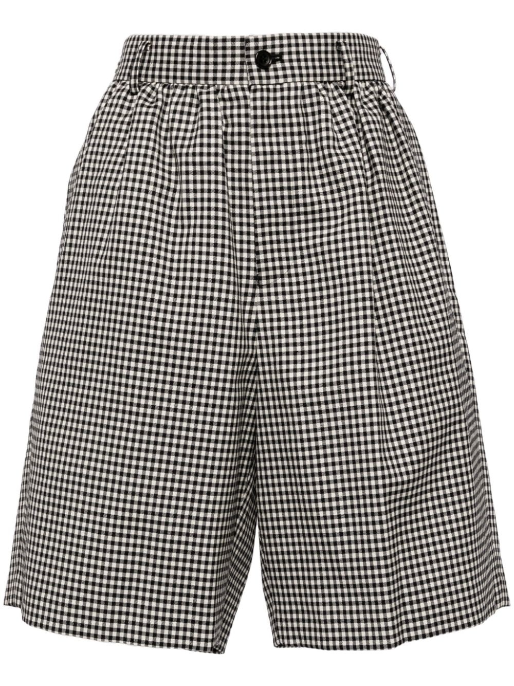 Gingham check shorts - 1