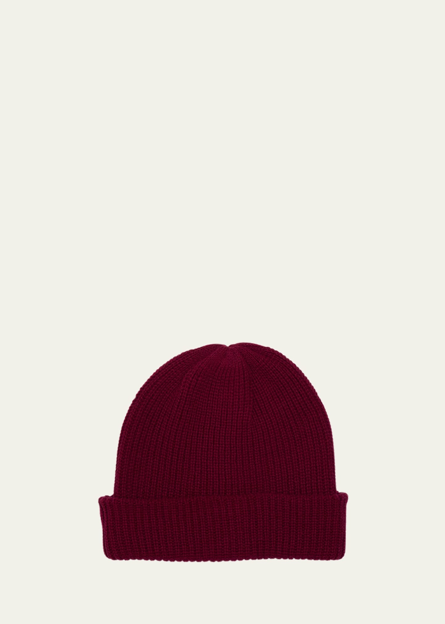 Watchman Cashmere Ribbed Beanie - 1