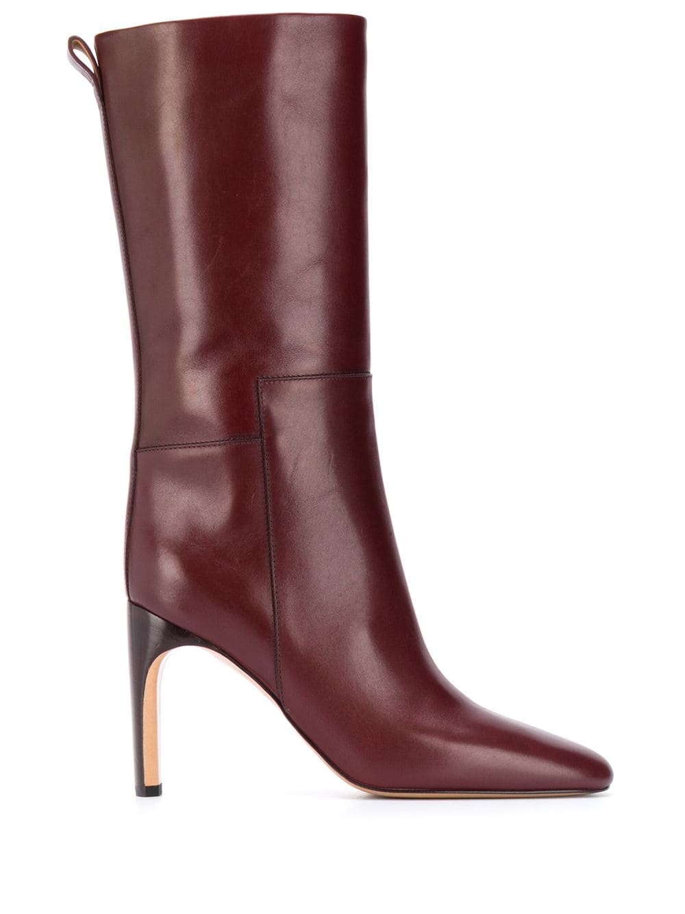 leather mid-calf boots - 1