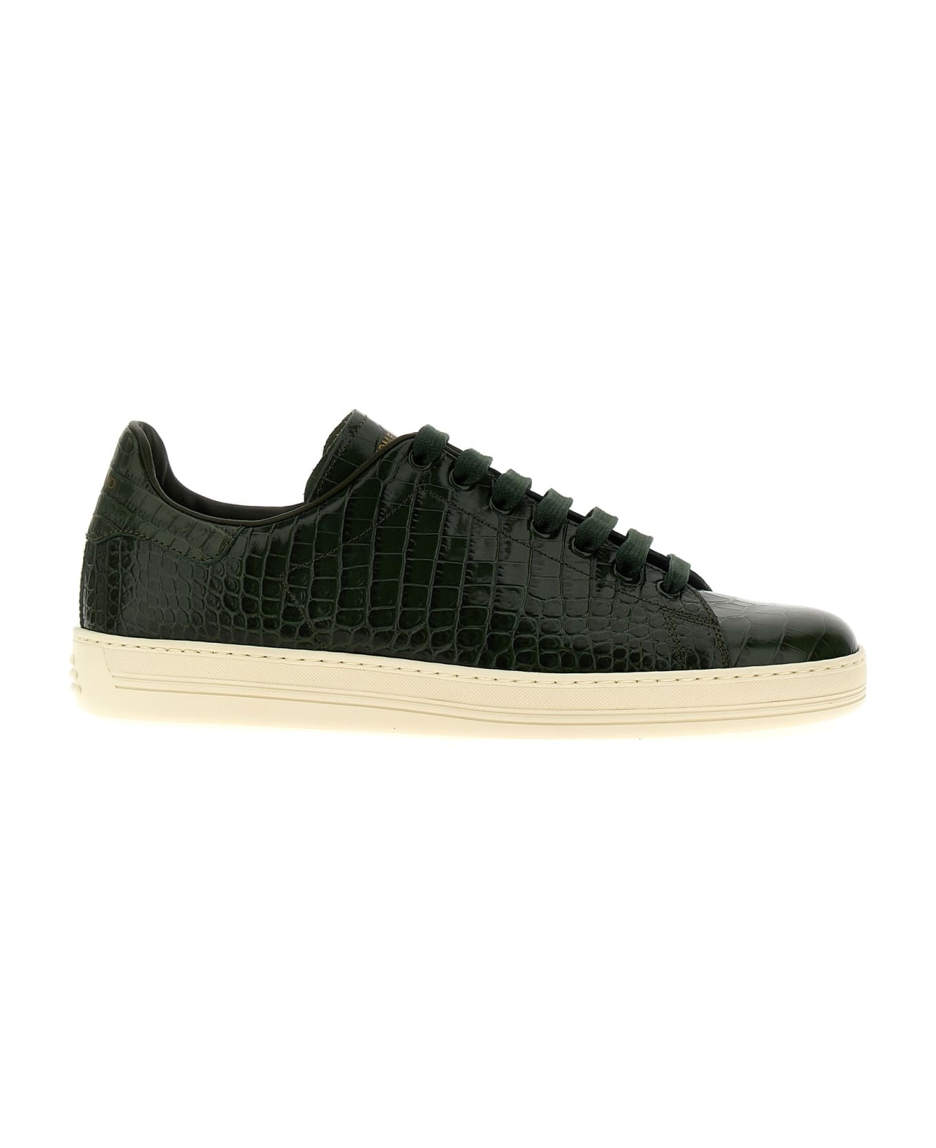 Croc Print Sneakers - 1