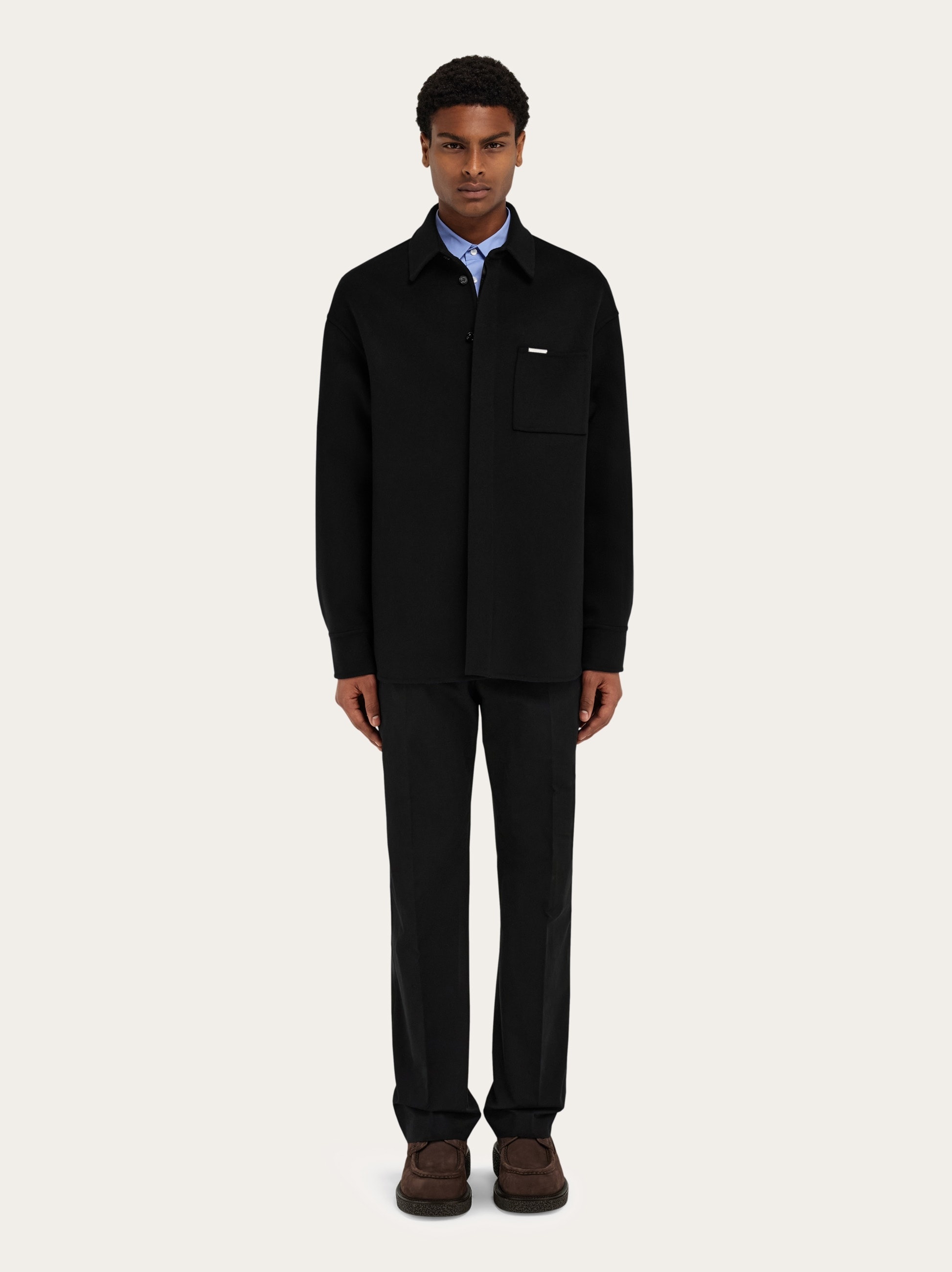 Cashmere-blend overshirt - 8