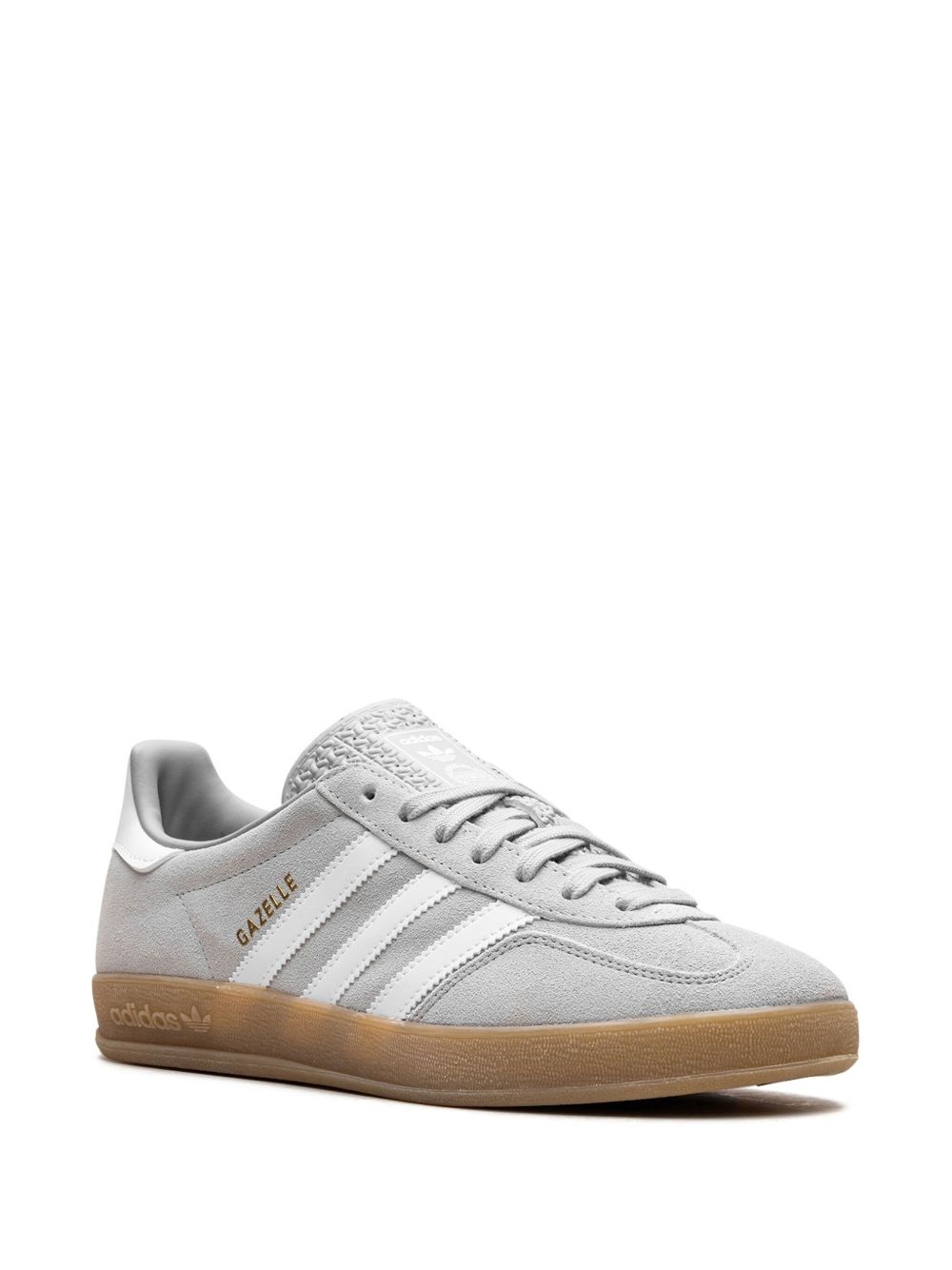 Gazelle Indoor "Grey Two/Cloud White/Gold Metallic" sneakers - 2