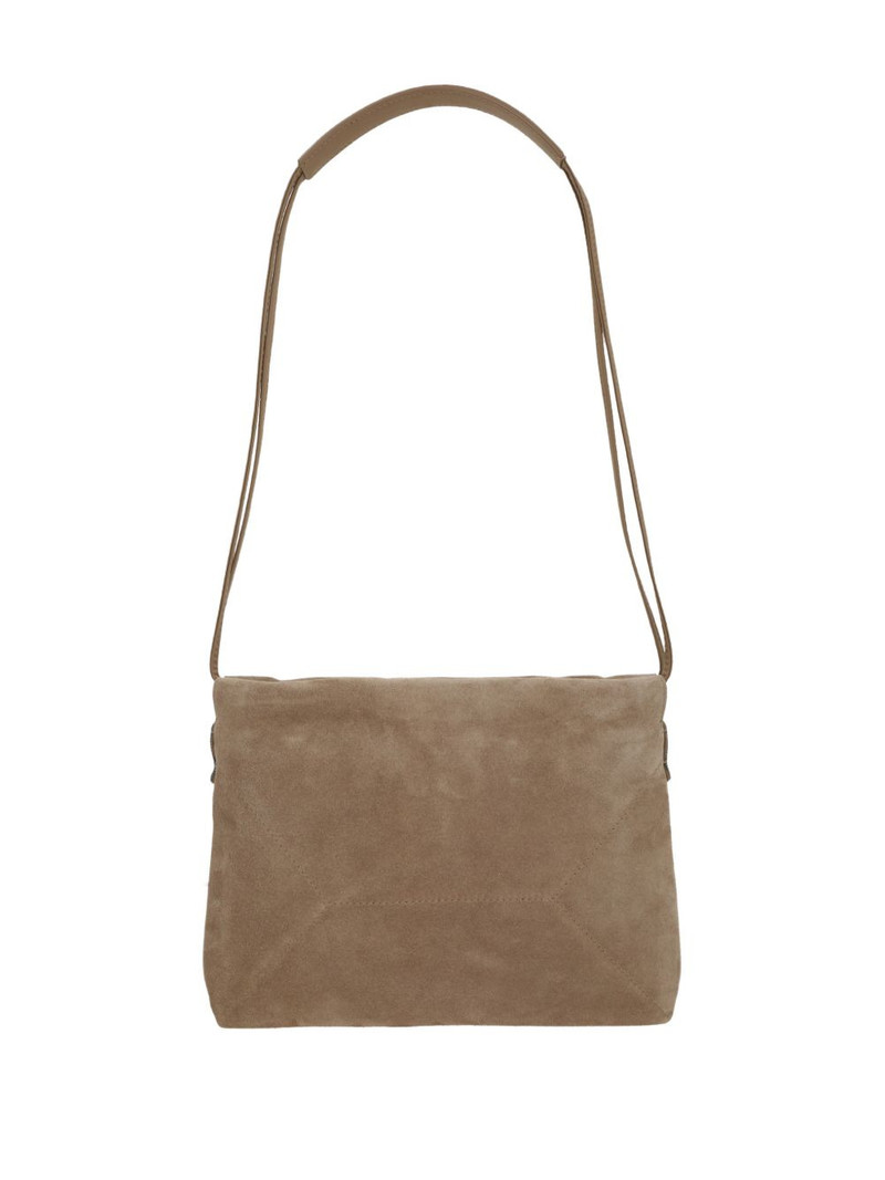 Brunello Cucinelli BC Duo suede shoulder bag outlook