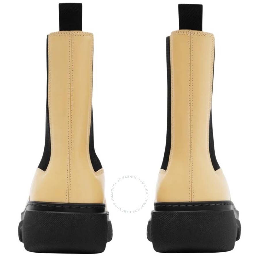 Burberry Creeper Leather Chelsea Boots - 3