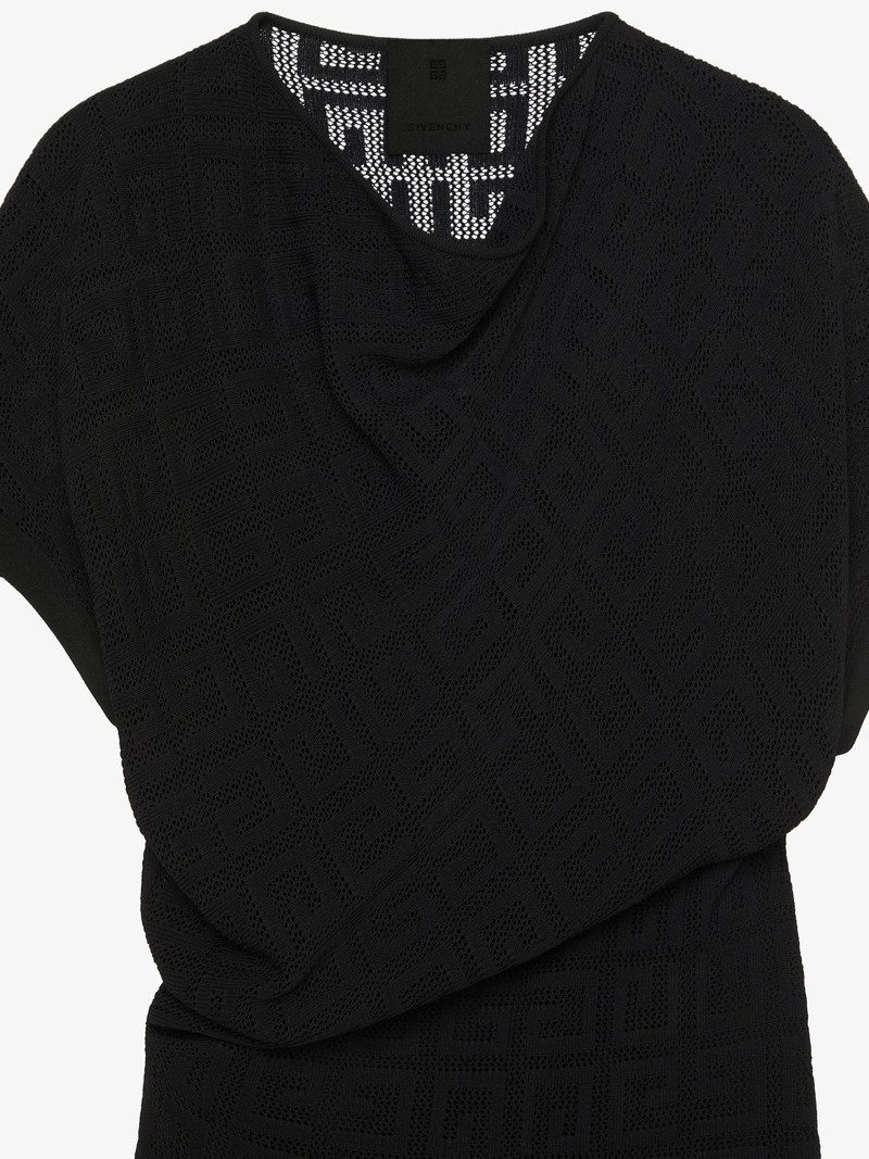 4G JACQUARD의 DRAPED DRESS 5