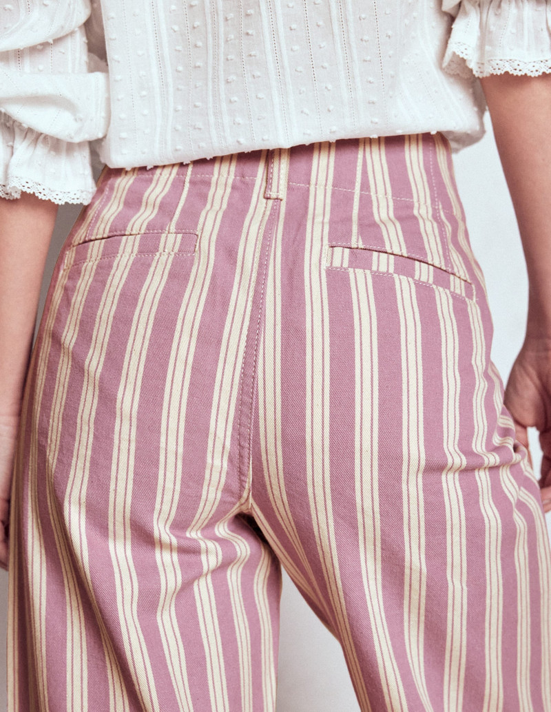Primrose Patch Pocket Pants-Lilac Tram Stripe 4