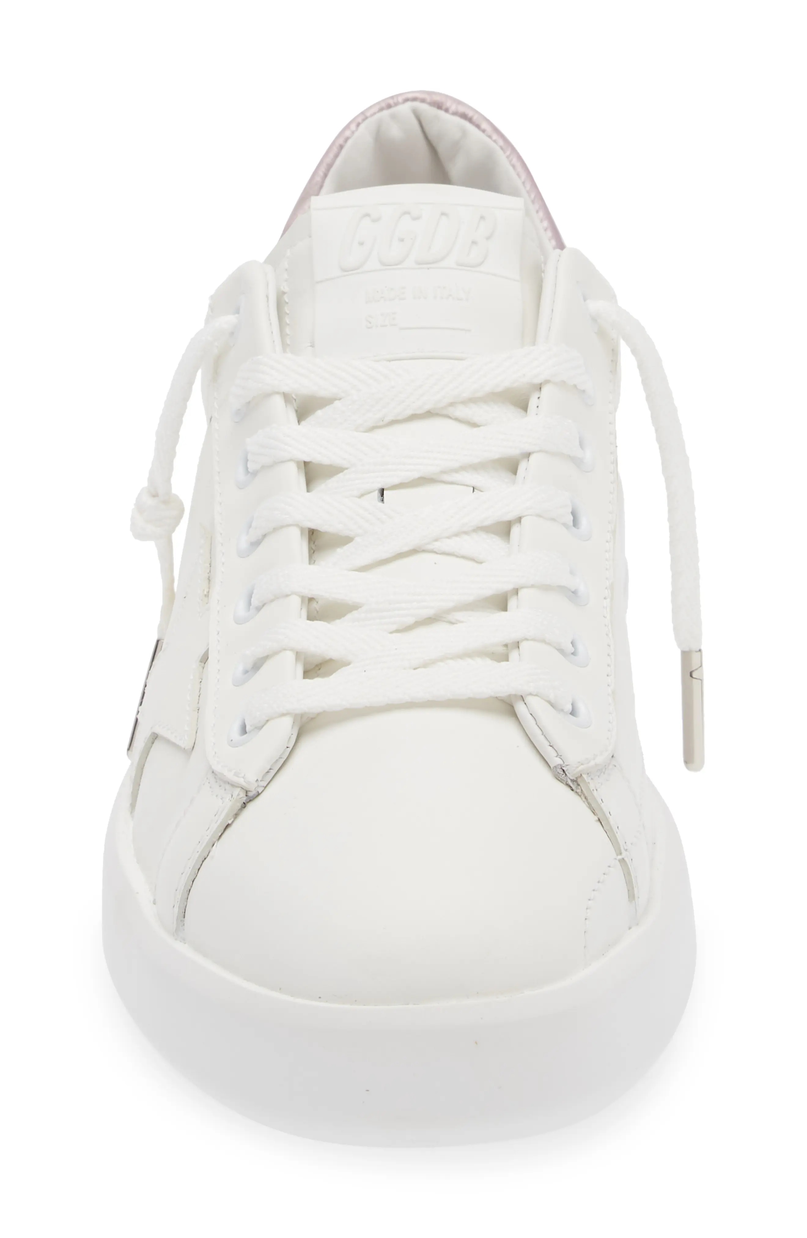 Purestar Low Top Sneaker in White/Lilac - 4