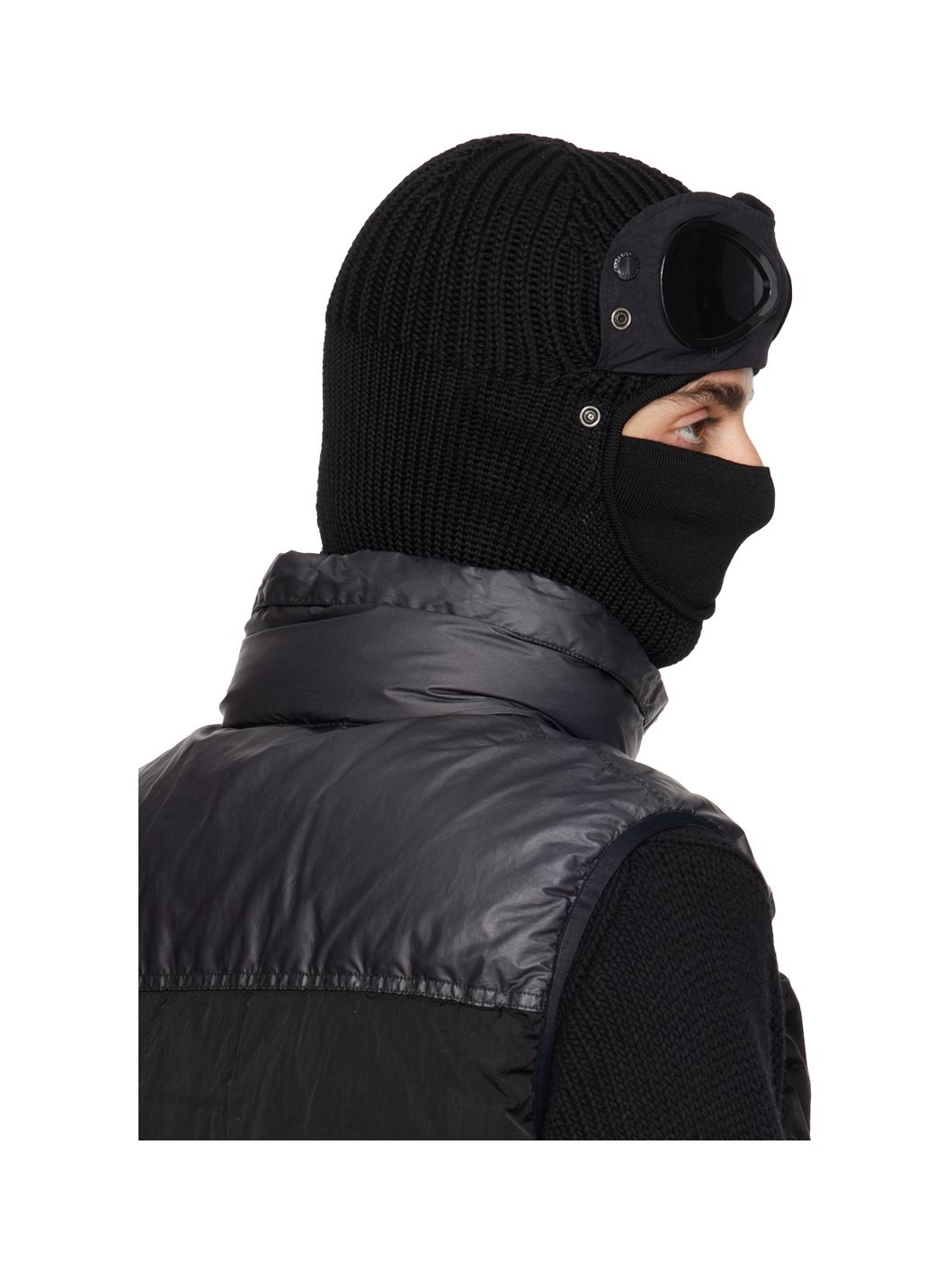 Black Goggle Balaclava - 3