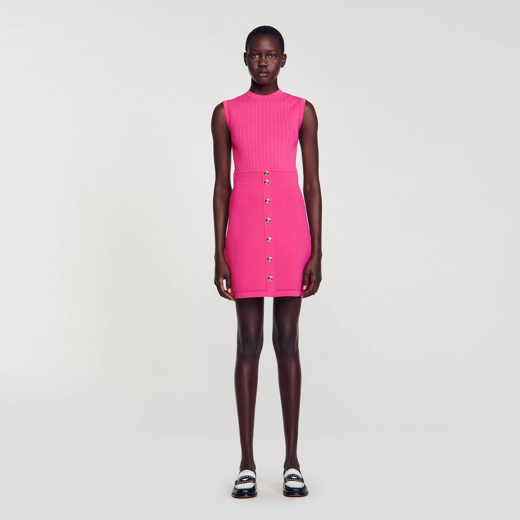 SHORT DRESS WITH BUTTONS - 3
