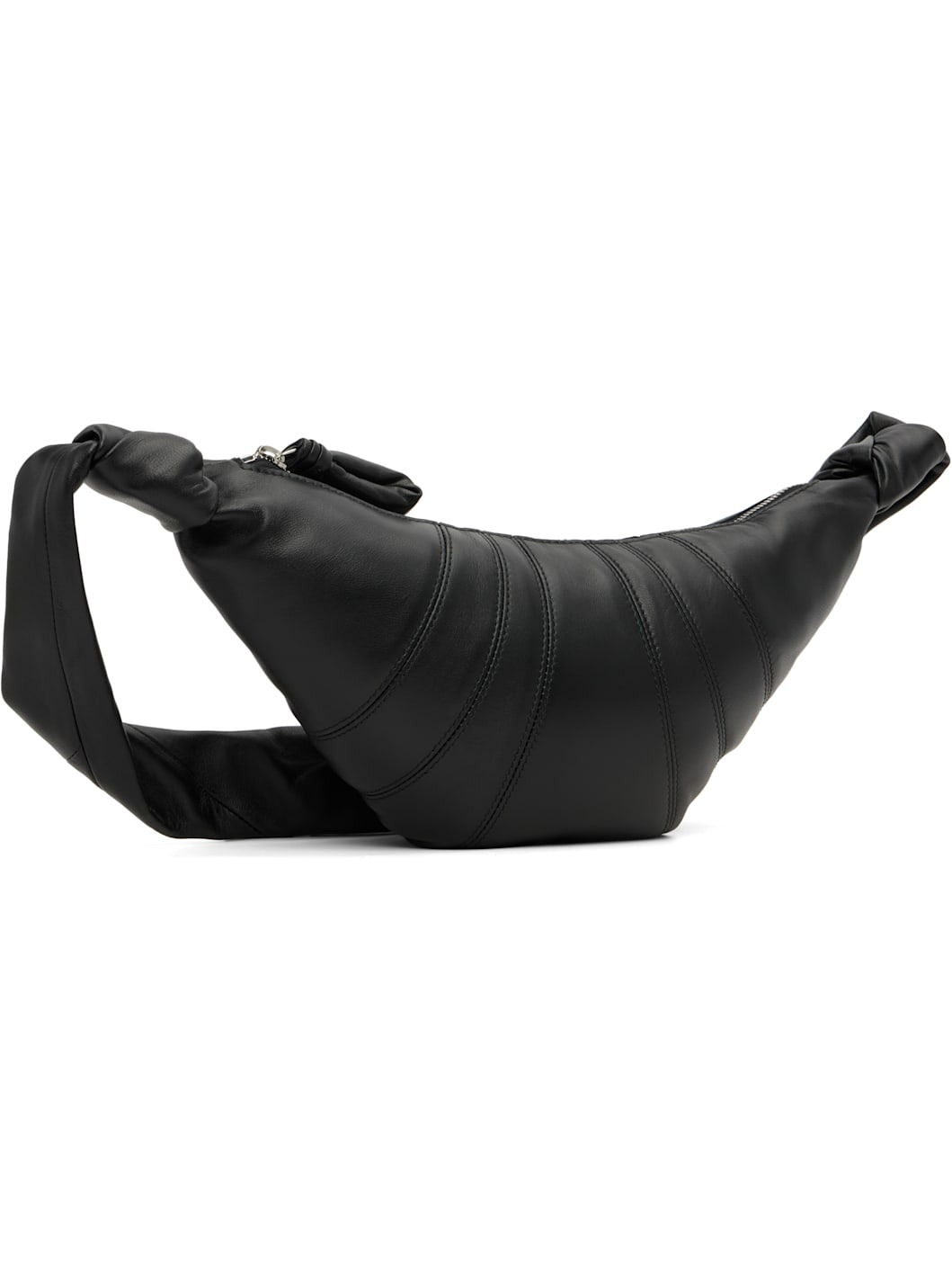 Black Small Croissant Bag - 2