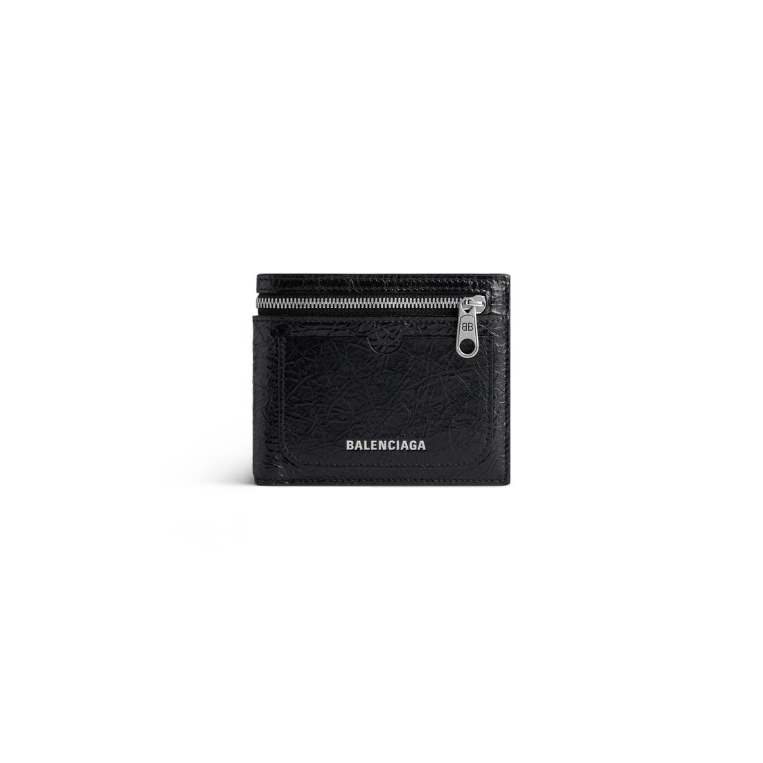 Men's Superbusy Square Folded Wallet  in Black - 1