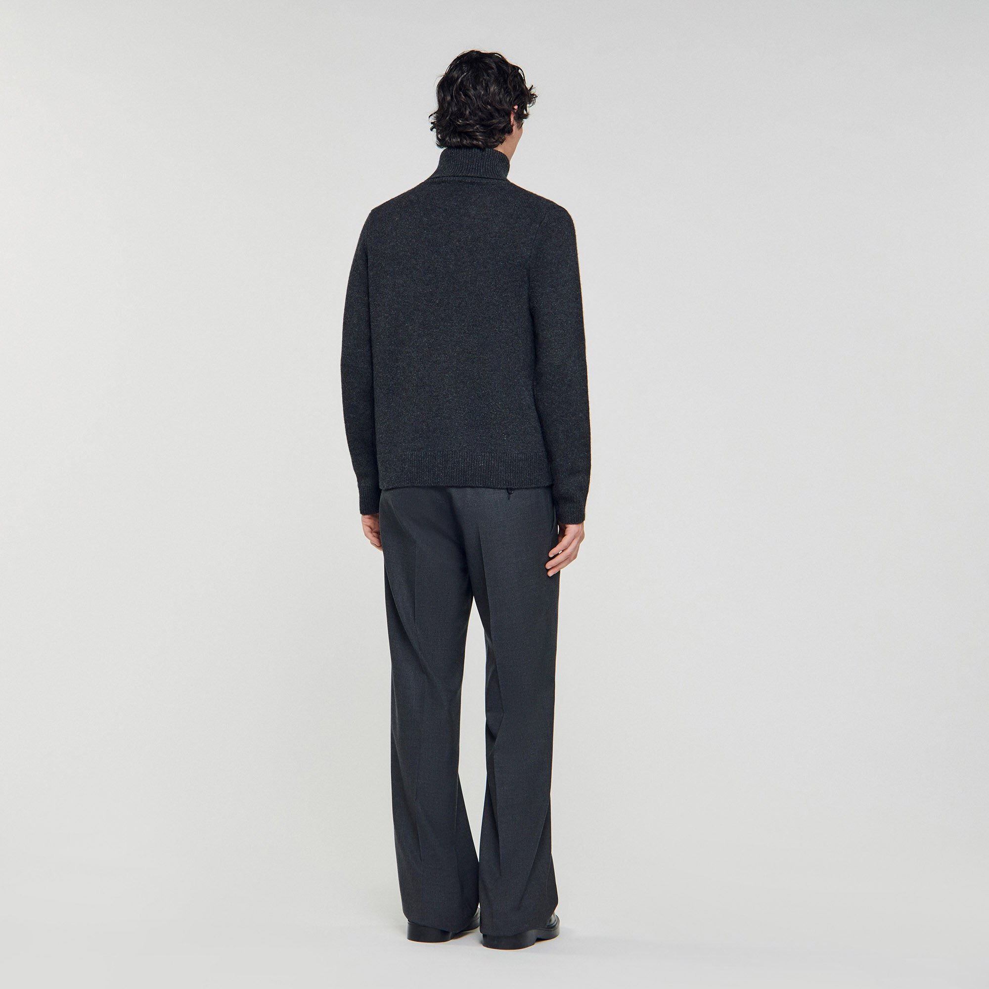 WOOL AND CASHMERE TURTLENECK - 5