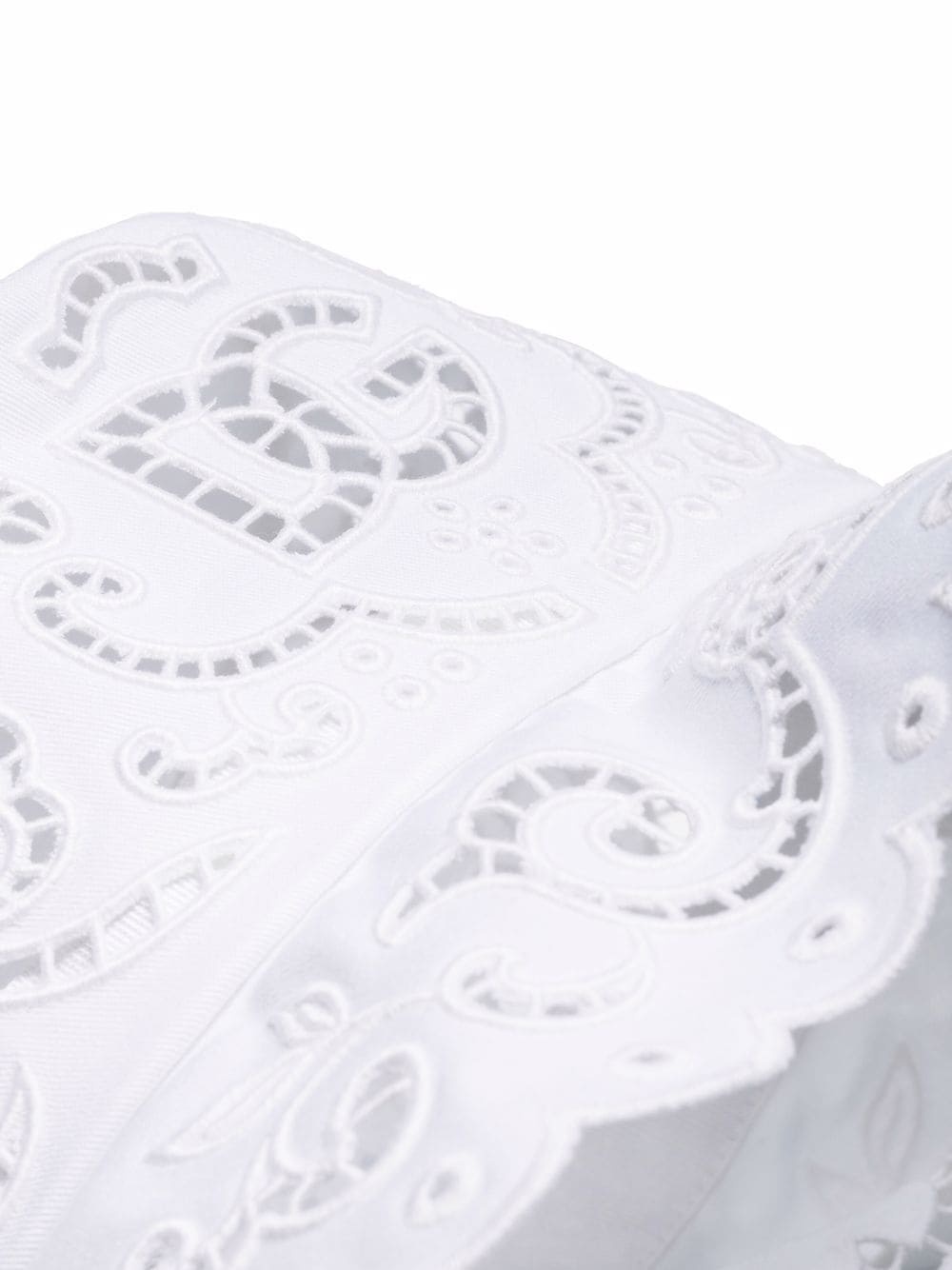 broderie-anglaise bucket hat - 5