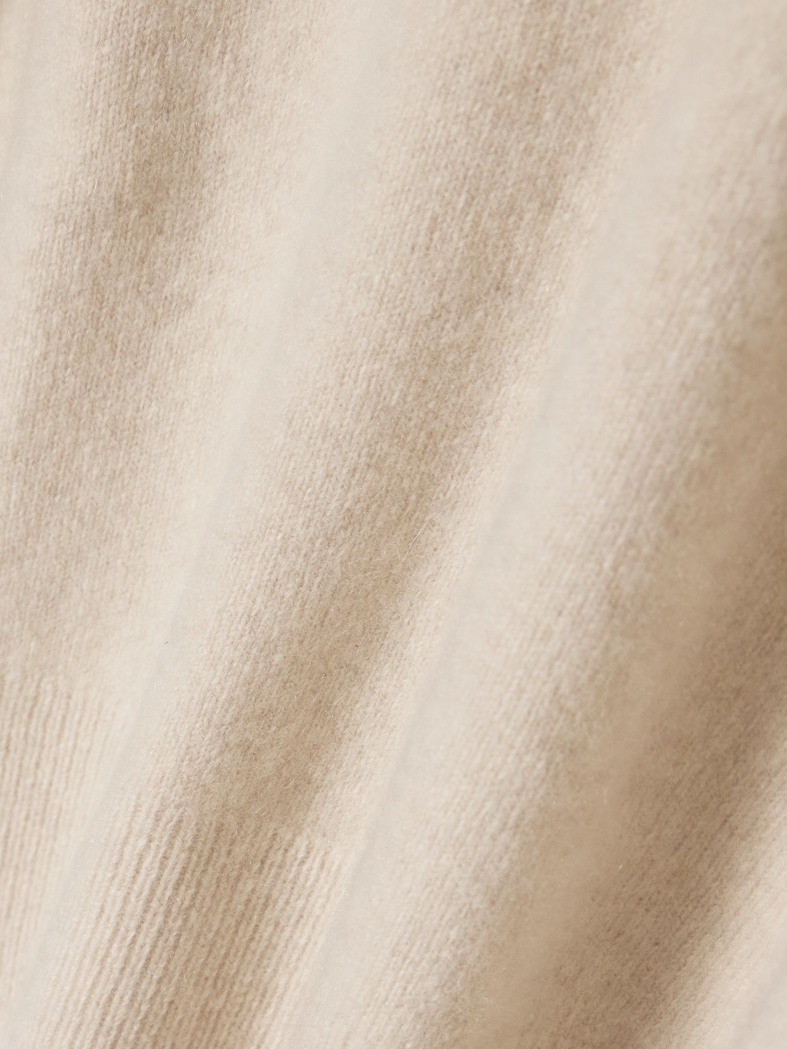 Brushed cashmere-blend sweater Beige - 4