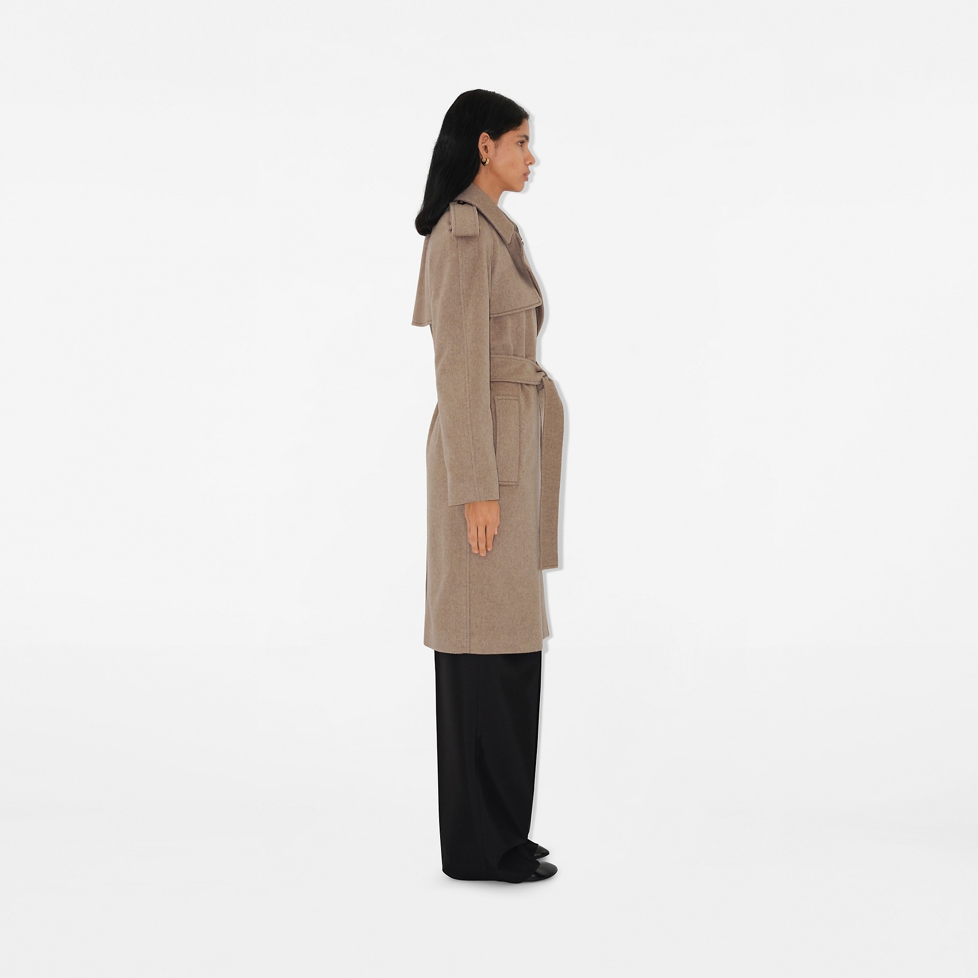 Cashmere Wrap Coat - 3