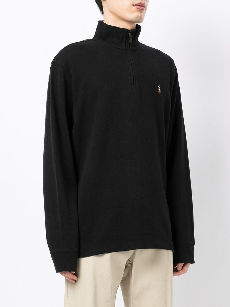 logo-embroidered sweatshirt 3