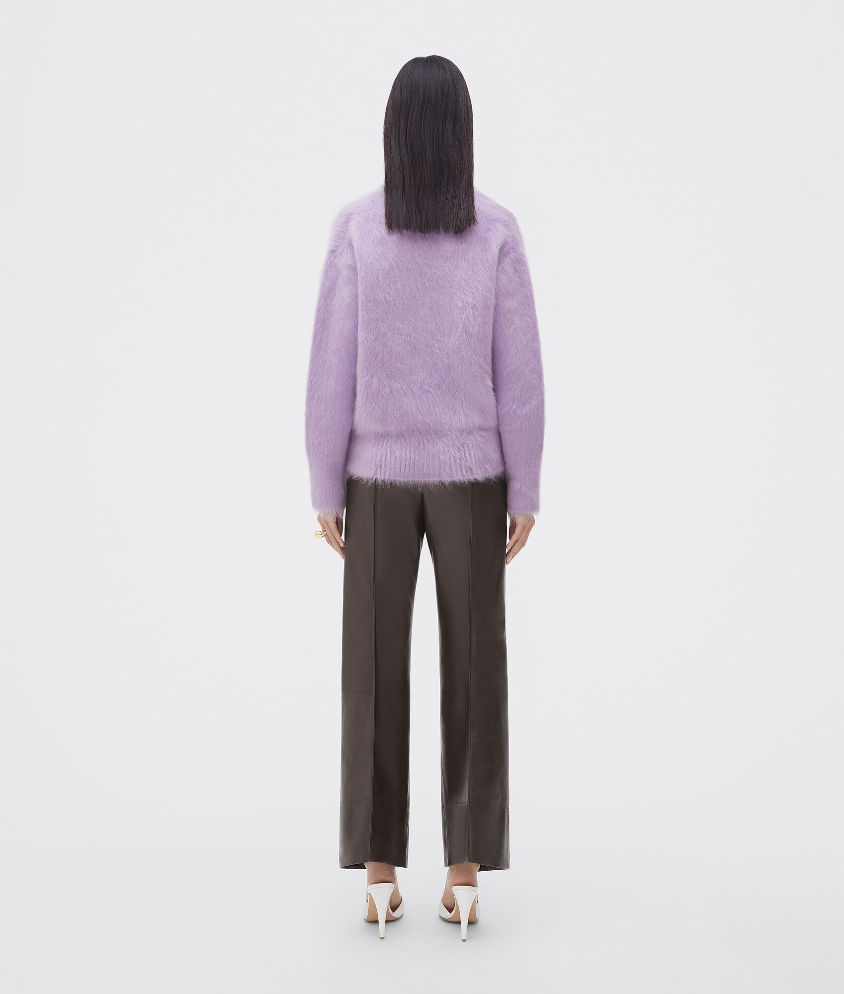 double mohair cardigan - 3
