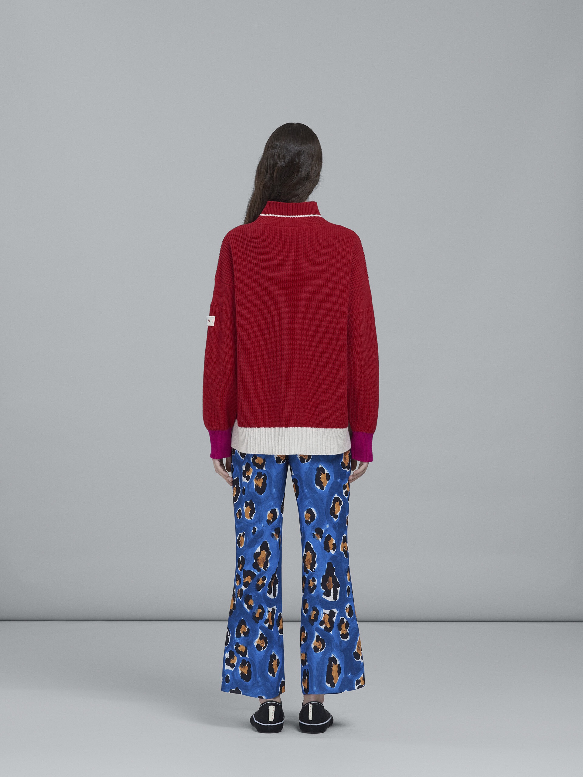 FELINE TWIST PRINT SABLÈ PANTS - 3
