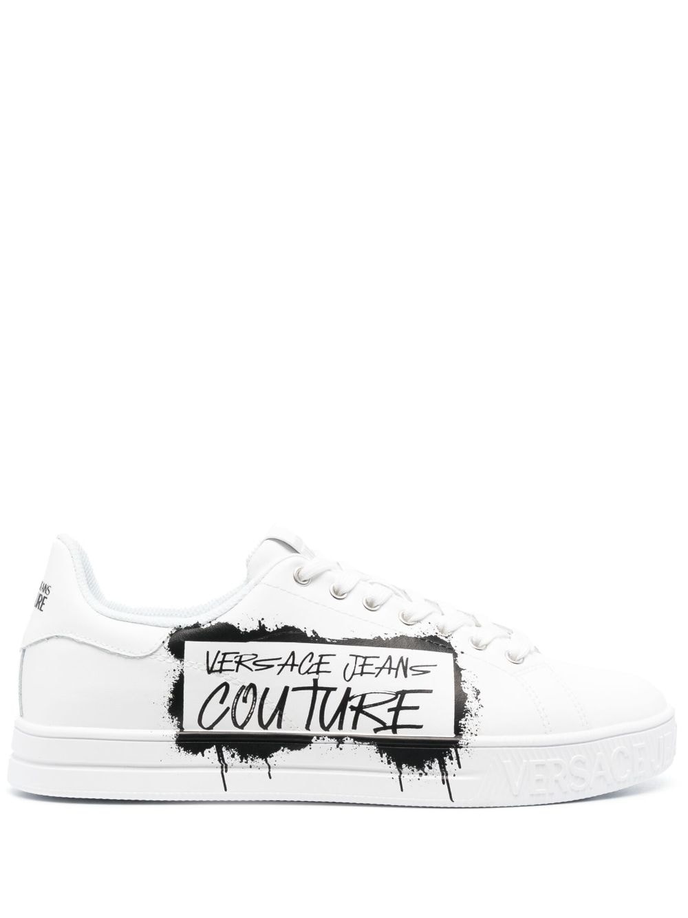 logo-print low-top sneakers - 1