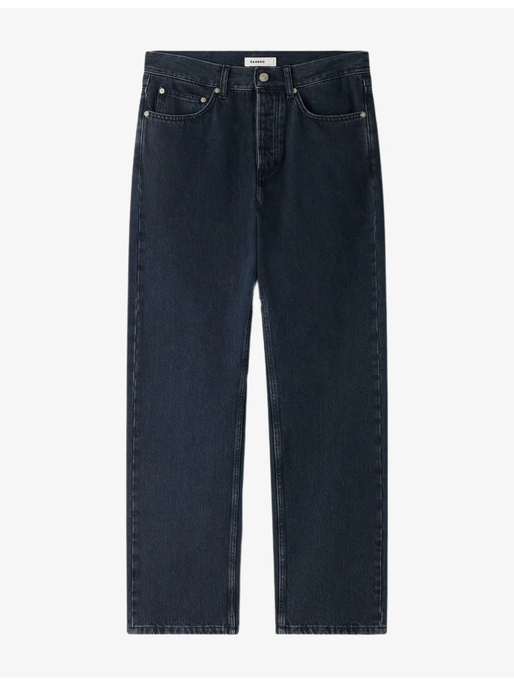 Regular-Fit Faded Denim Jeans - 1