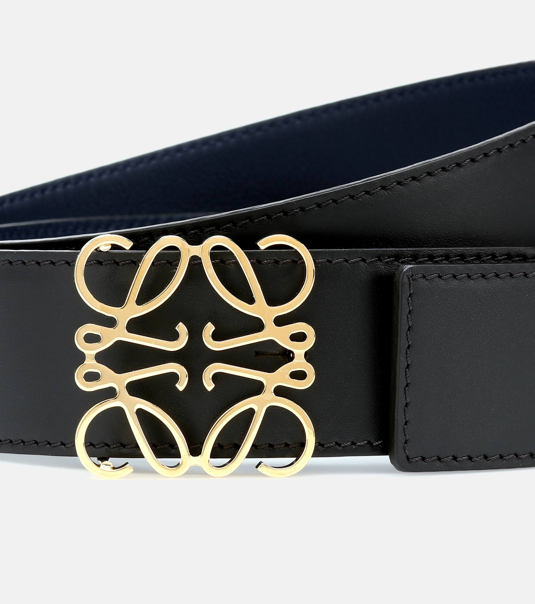Anagram leather belt - 3