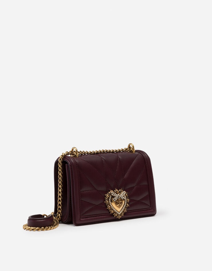 Small Devotion side bag in matelassé nappa leather - 2