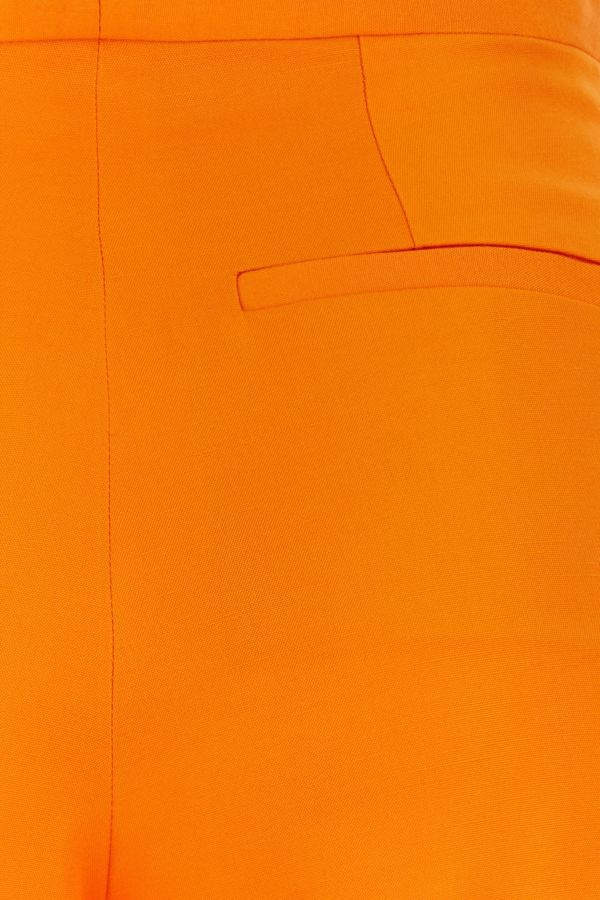 【関税&送料込】Stella Mccartney Fluo Orange Viscose Oversiz Stella McCartney Fluo orange viscose wide-leg pant
