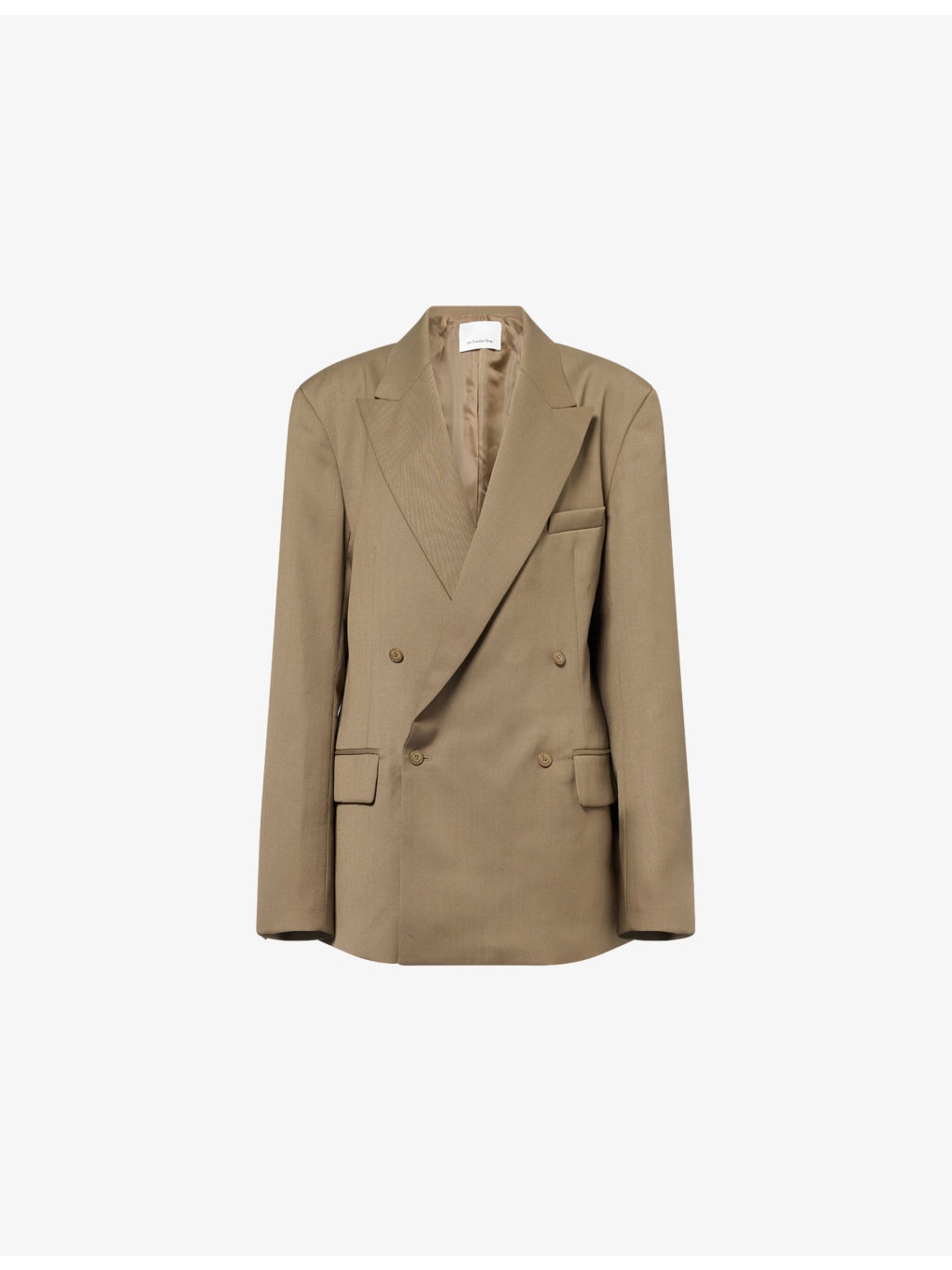 Newark Double-Breasted Wool-Blend Blazer - 1
