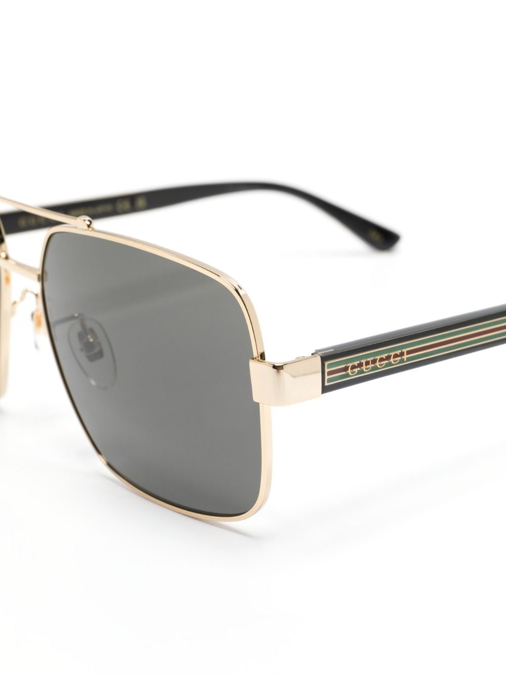 pilot-frame tinted sunglasses - 3